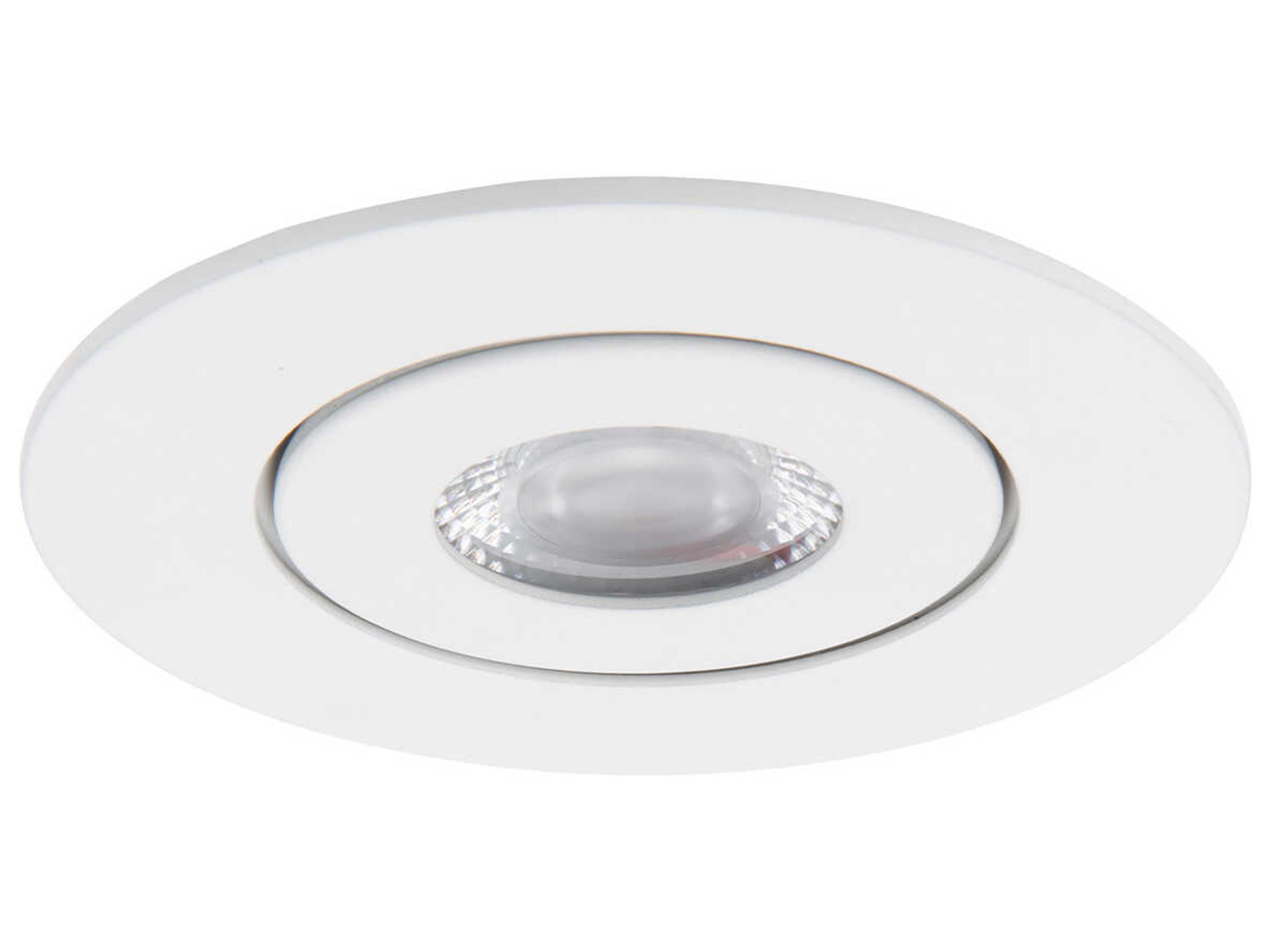 WAC Lighting Lotos 1-Light White LED Round Recessed Light