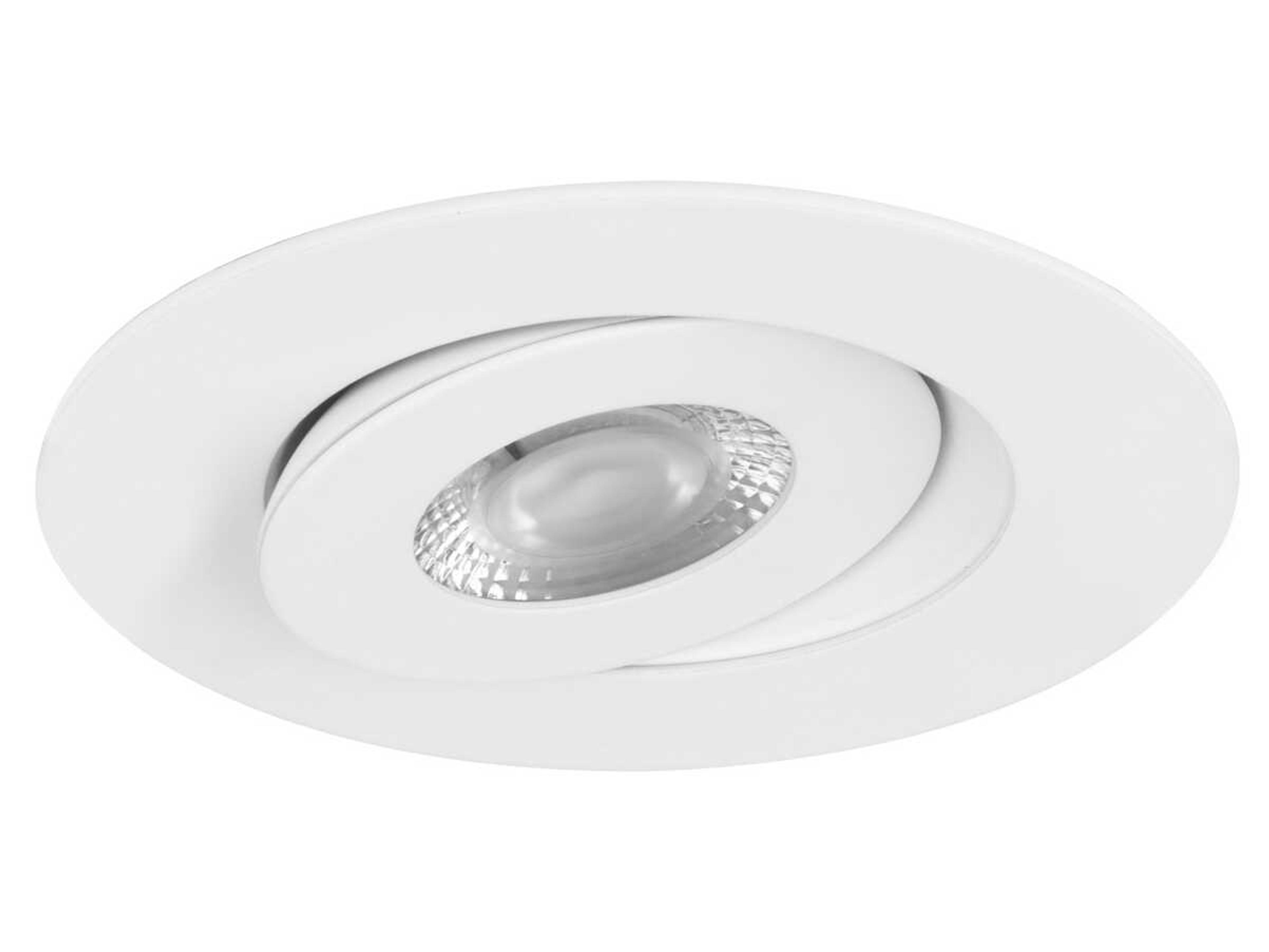 WAC Lighting Lotos 1-Light White LED Round Recessed Light