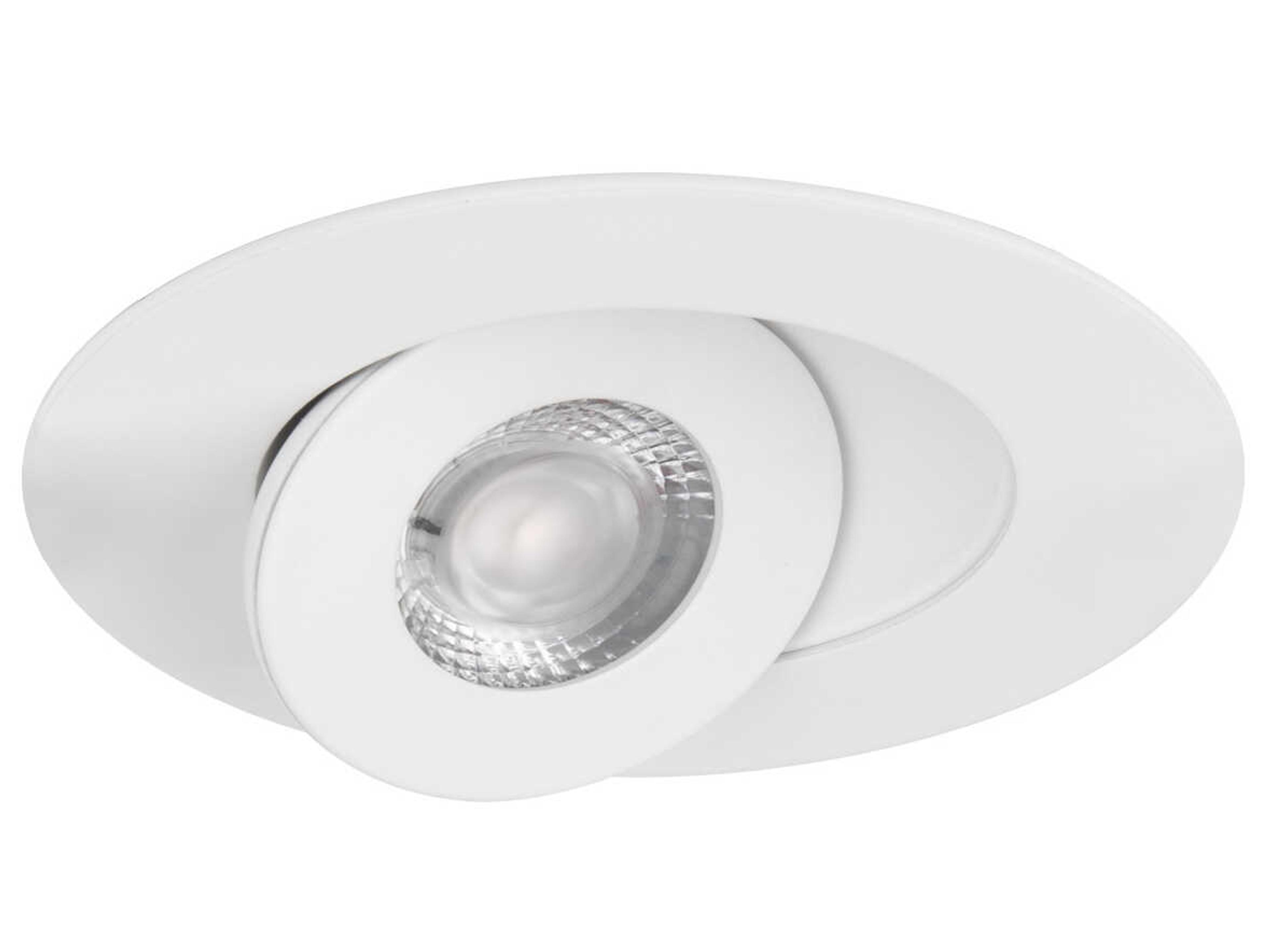 WAC Lighting Lotos 1-Light White LED Round Recessed Light