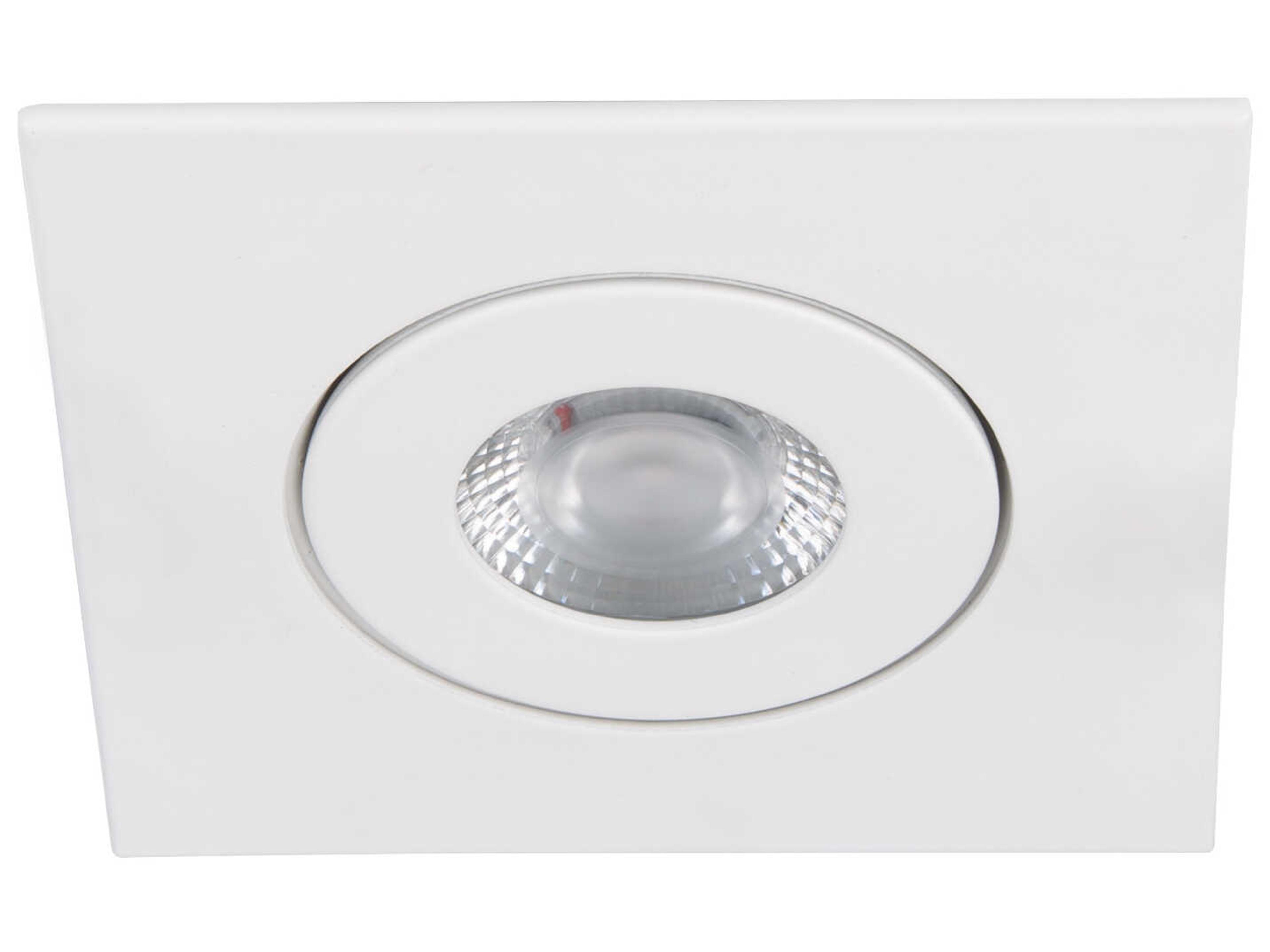 WAC Lighting Lotos 1-Light White LED Round Recessed Light