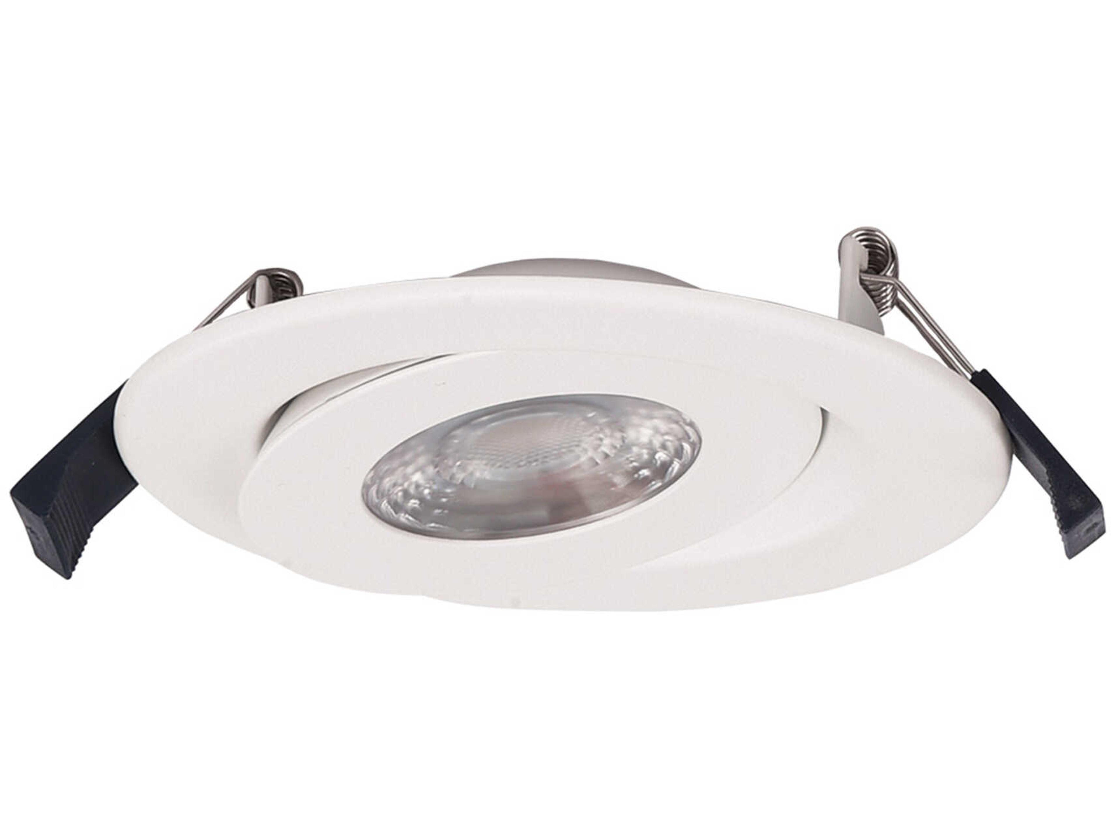 WAC Lighting Lotos 1-Light White LED Round Recessed Light