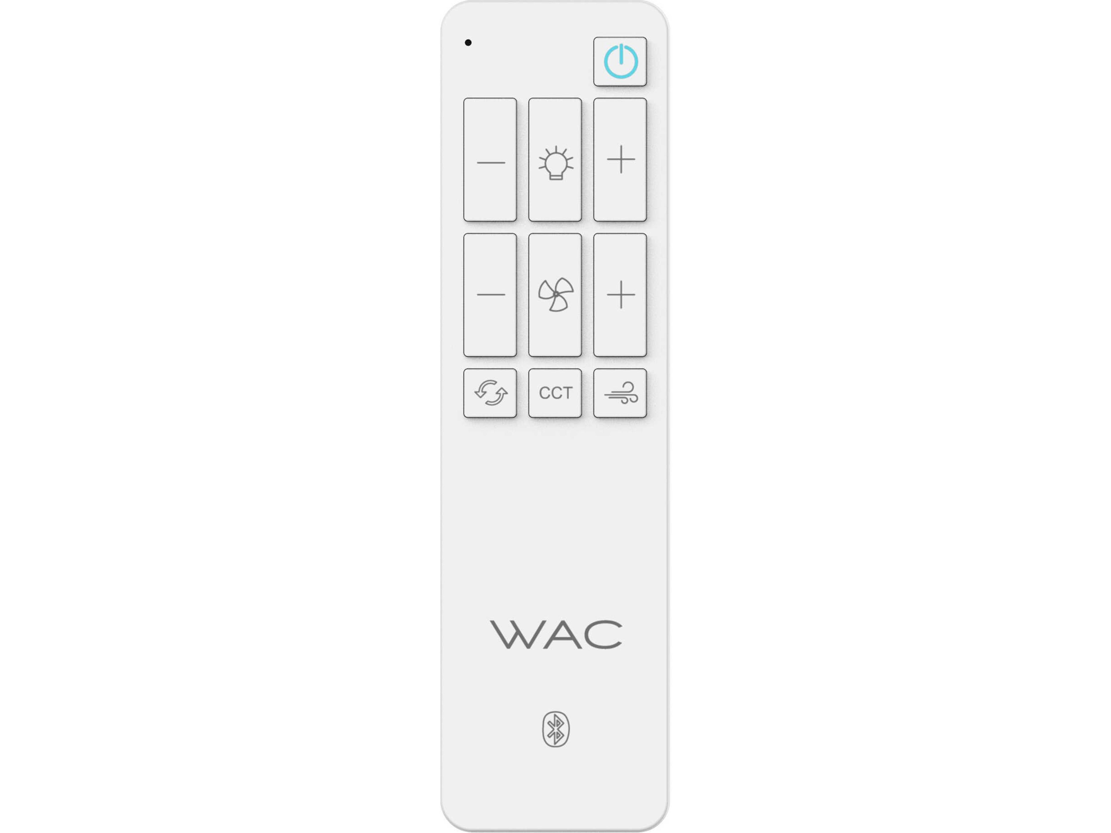 WAC Lighting G4 6-Speed Wireless Bluetooth Fan Remote Control with Wall Cradle
