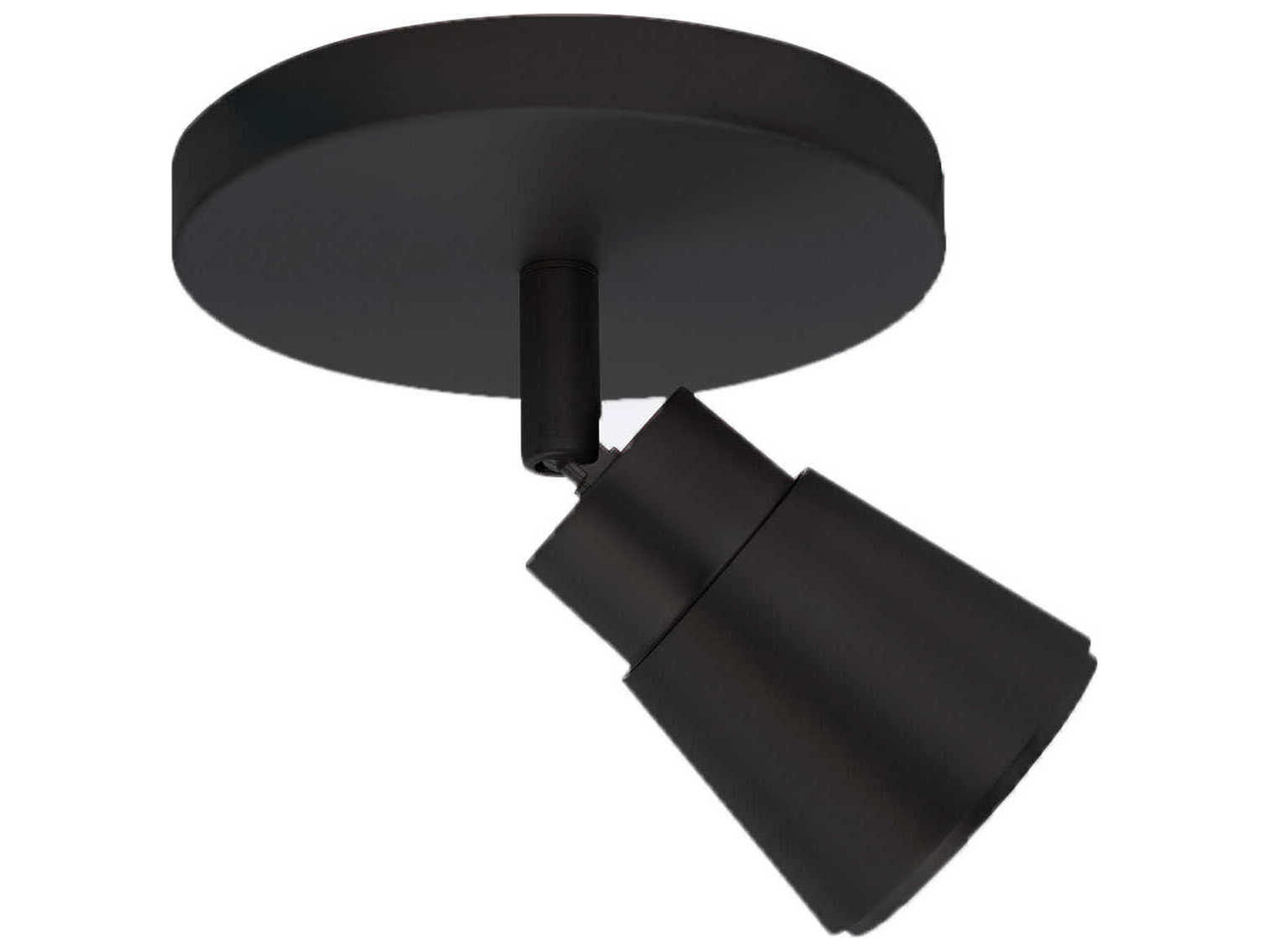 WAC Lighting Solo 1-Light Black LED Spot Light