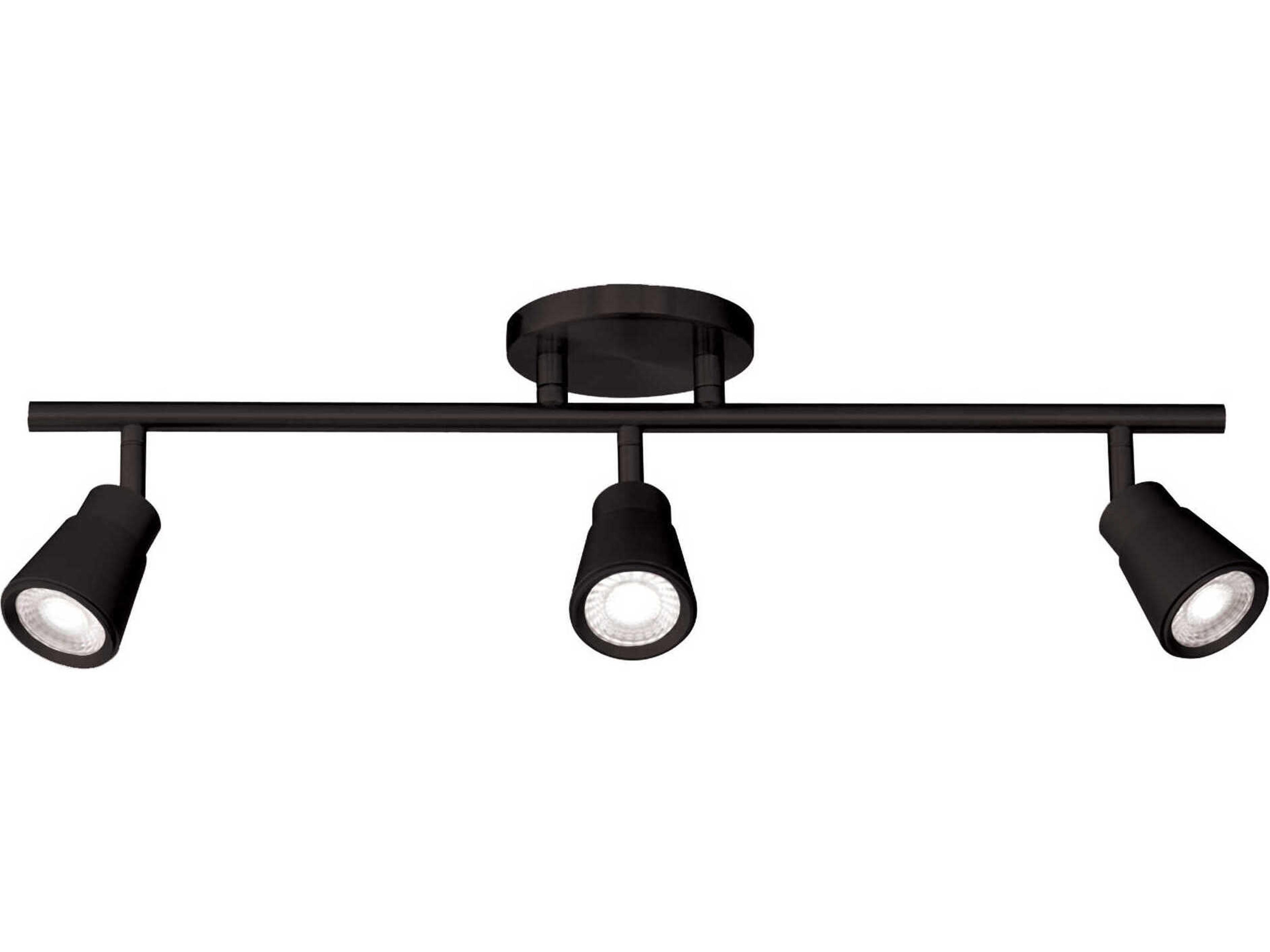 Solo 3 Light Fixed Rail Modern Track Light