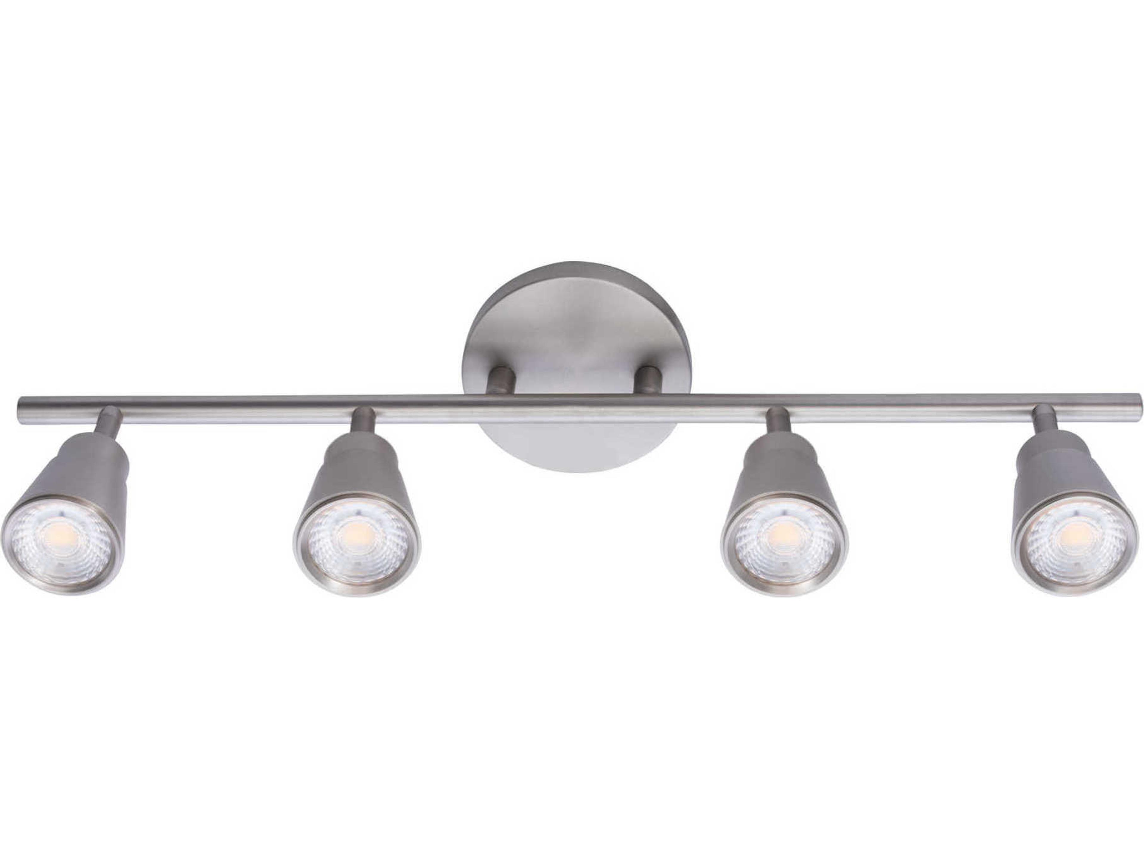 WAC Lighting Solo 4-Light Brushed Nickel LED Track & Rail Light