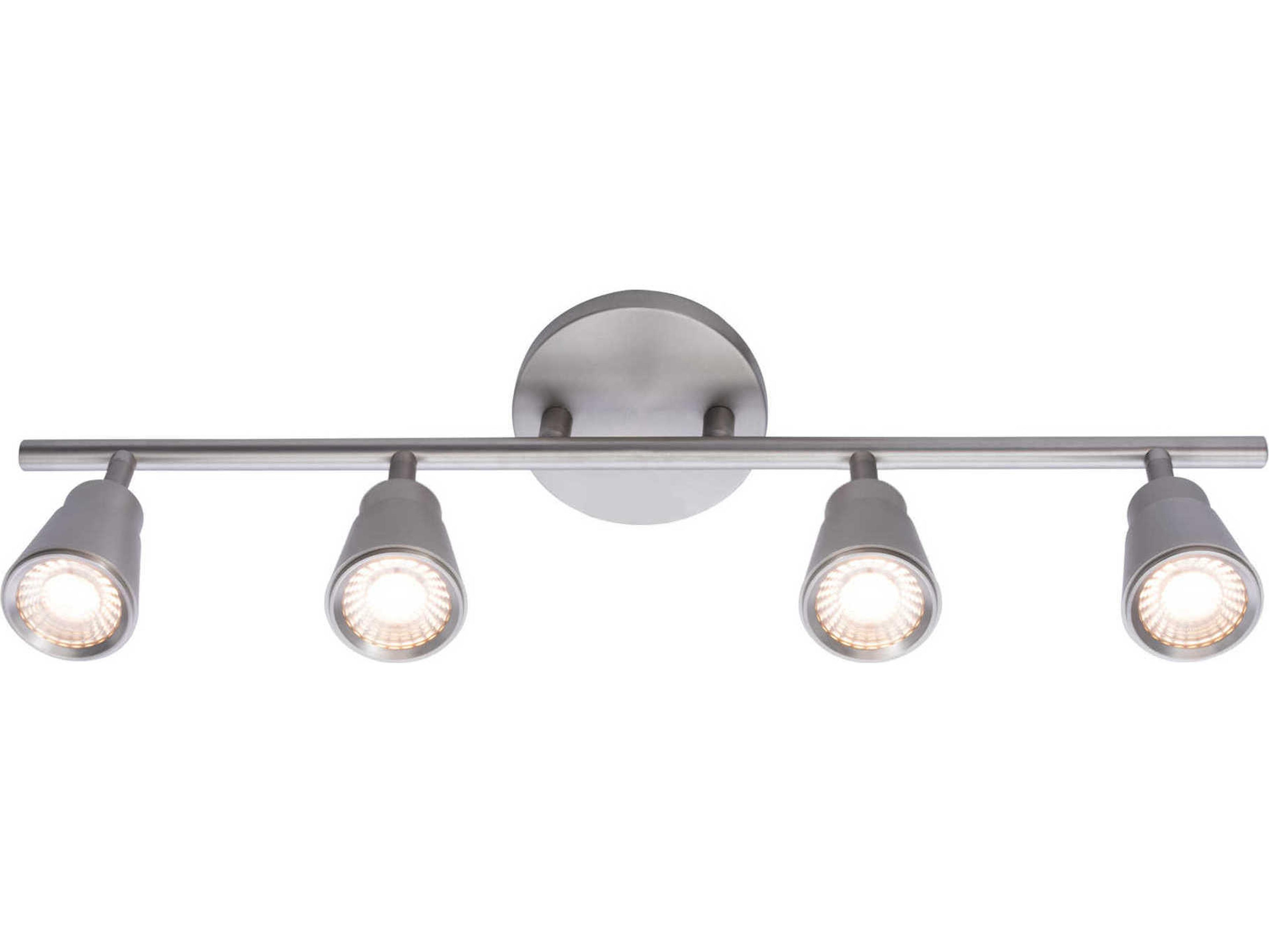 WAC Lighting Solo 4-Light Brushed Nickel LED Track & Rail Light