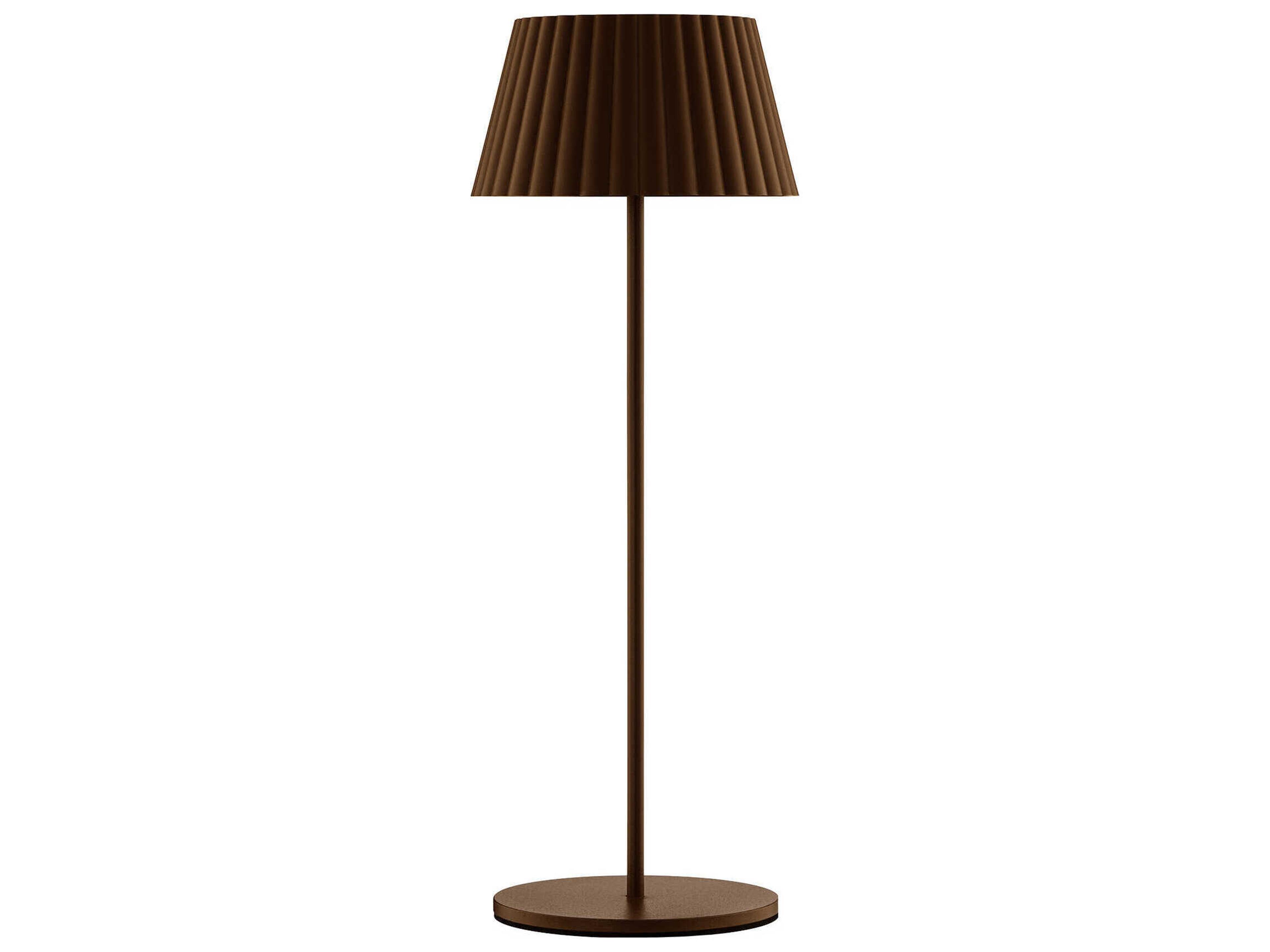 WAC Lighting Pleat Bronze Polycarbonate Table Lamp