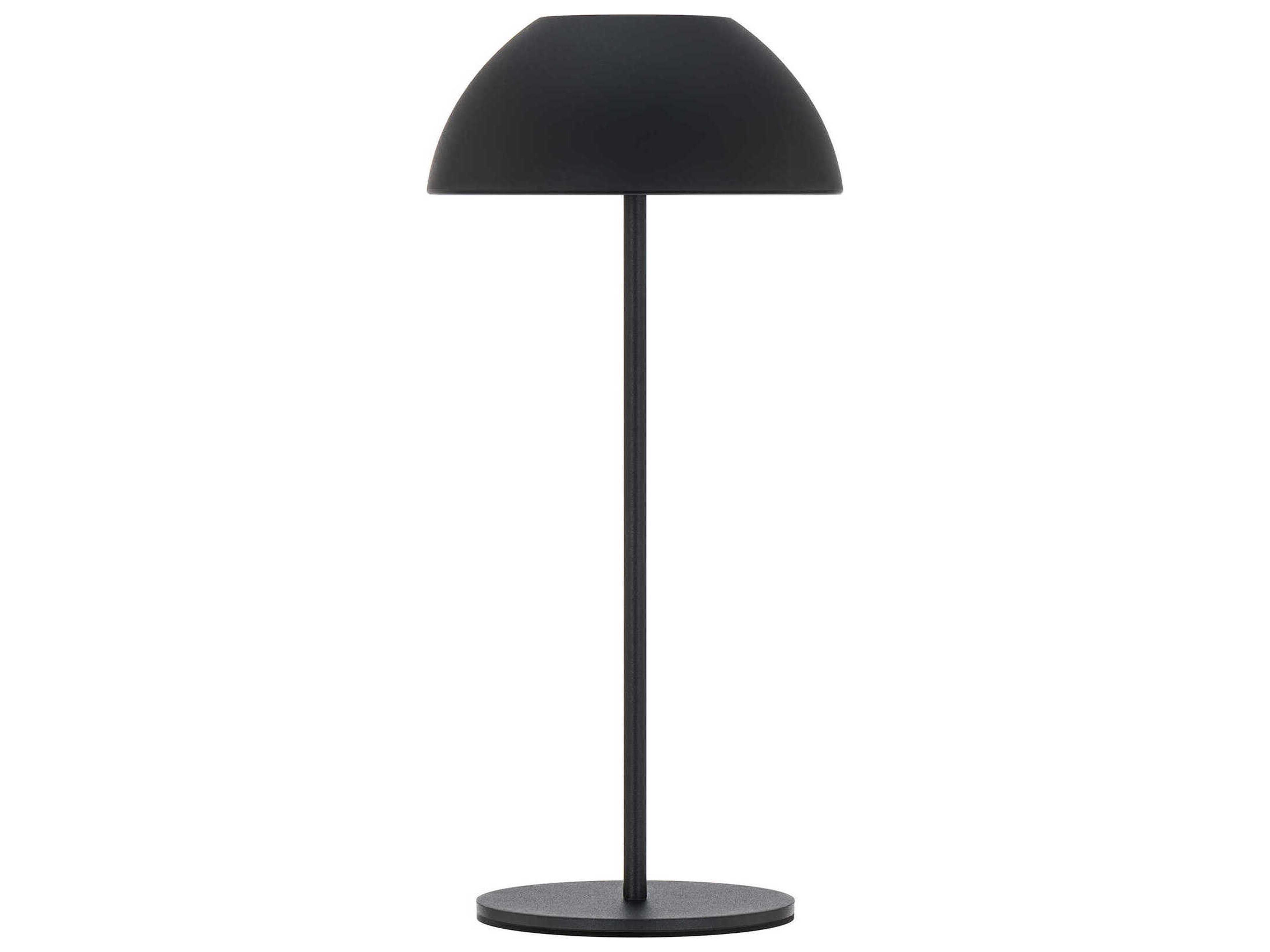 WAC Lighting Channing Black Polycarbonate Table Lamp