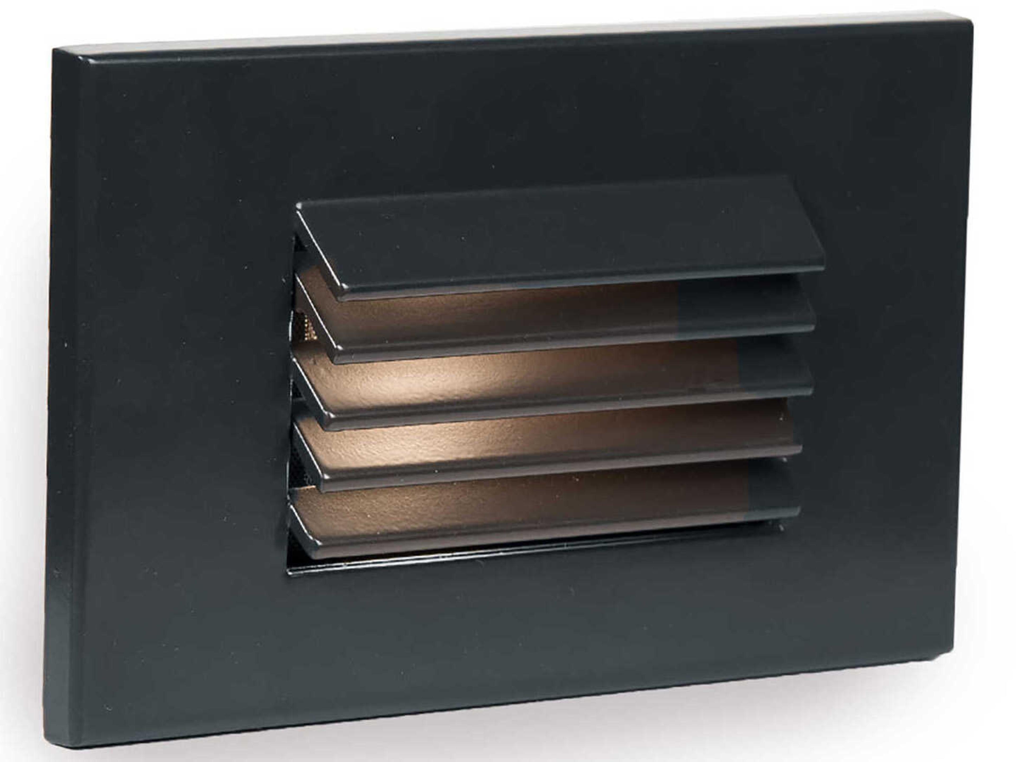 Landscape 1-Light Horizontal Louvered Step and Wall Light