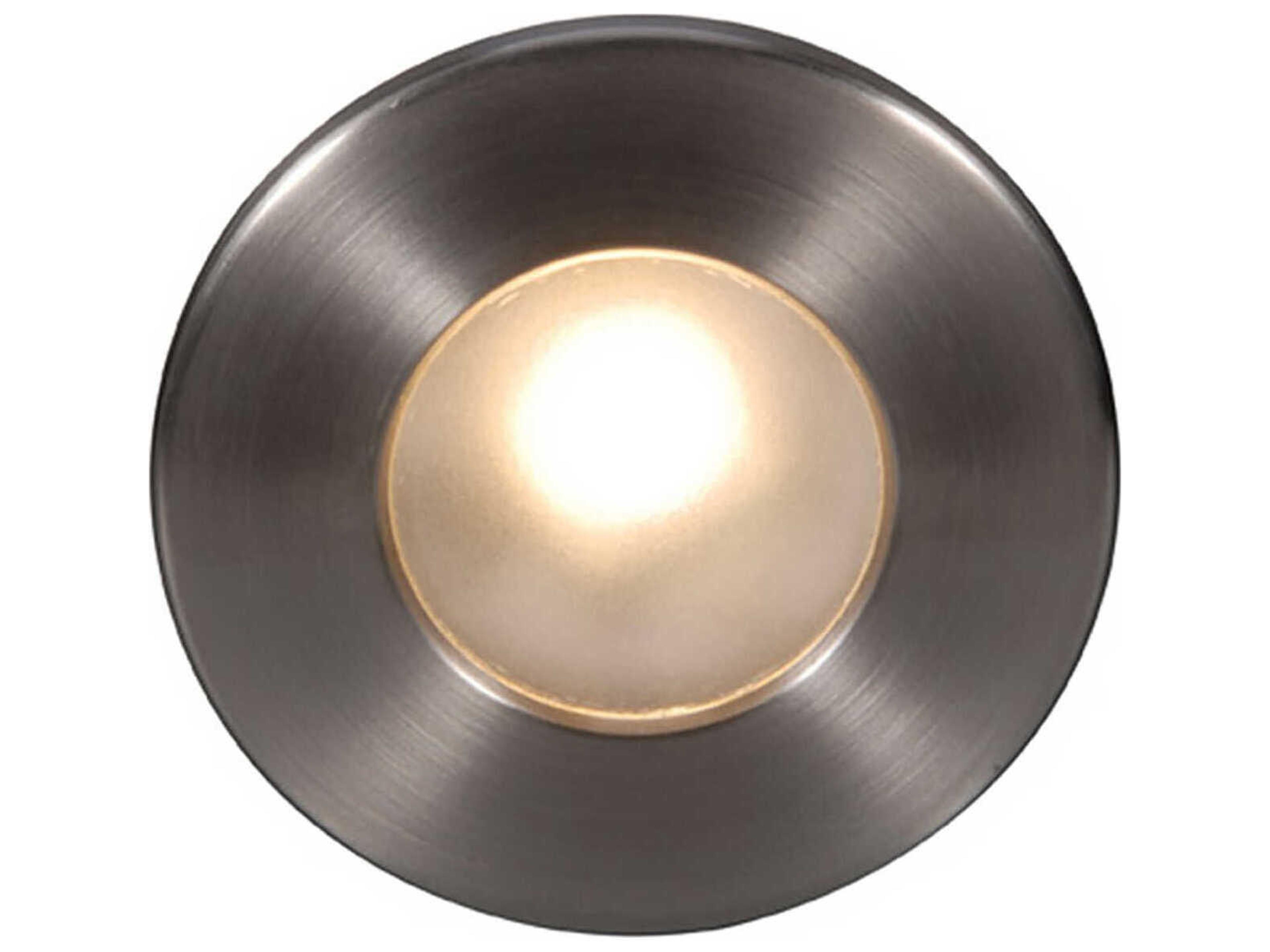 LEDme 1-Light Round Outdoor Step and Wall Light