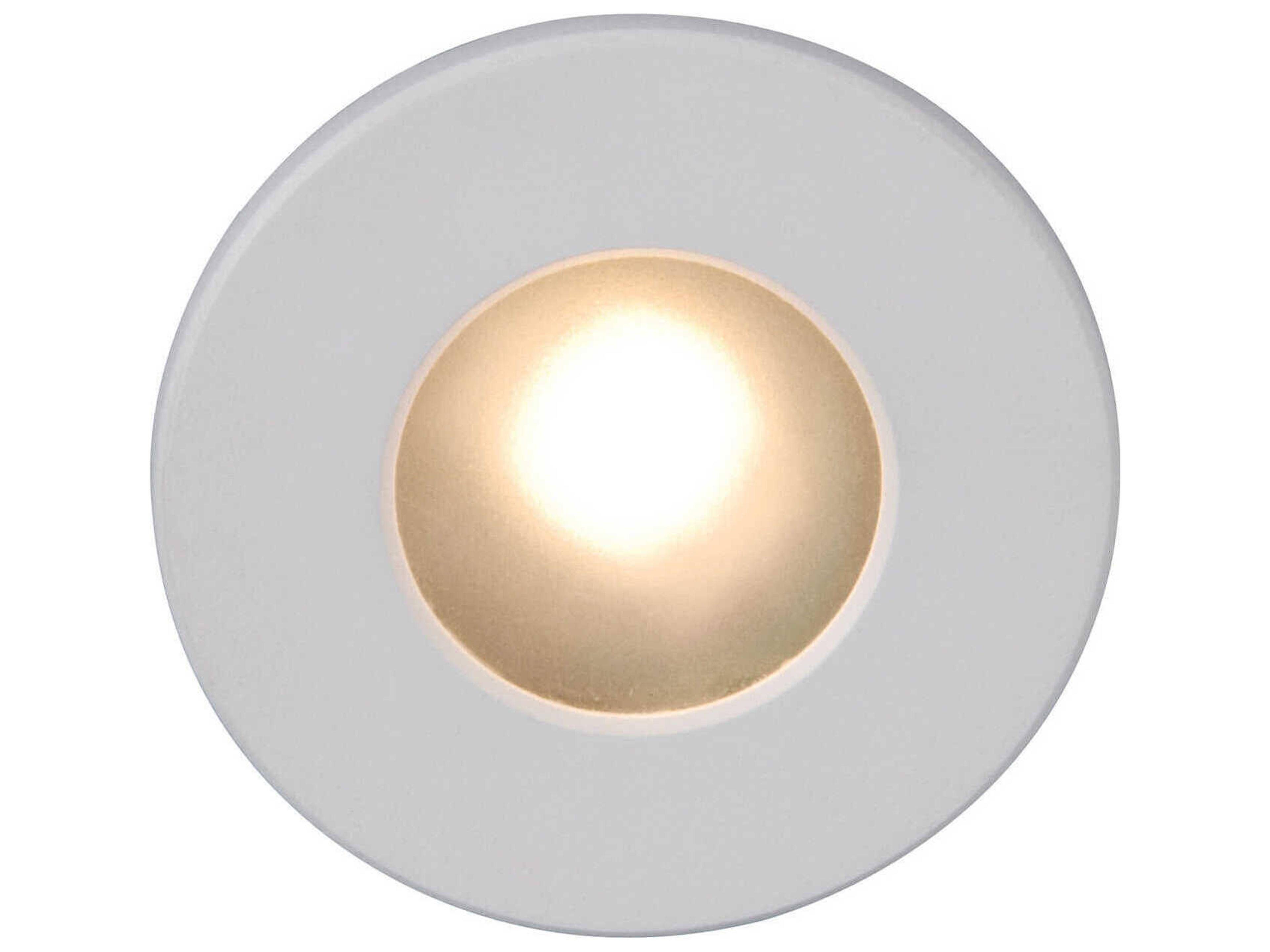 LEDme 1-Light Round Outdoor Step and Wall Light