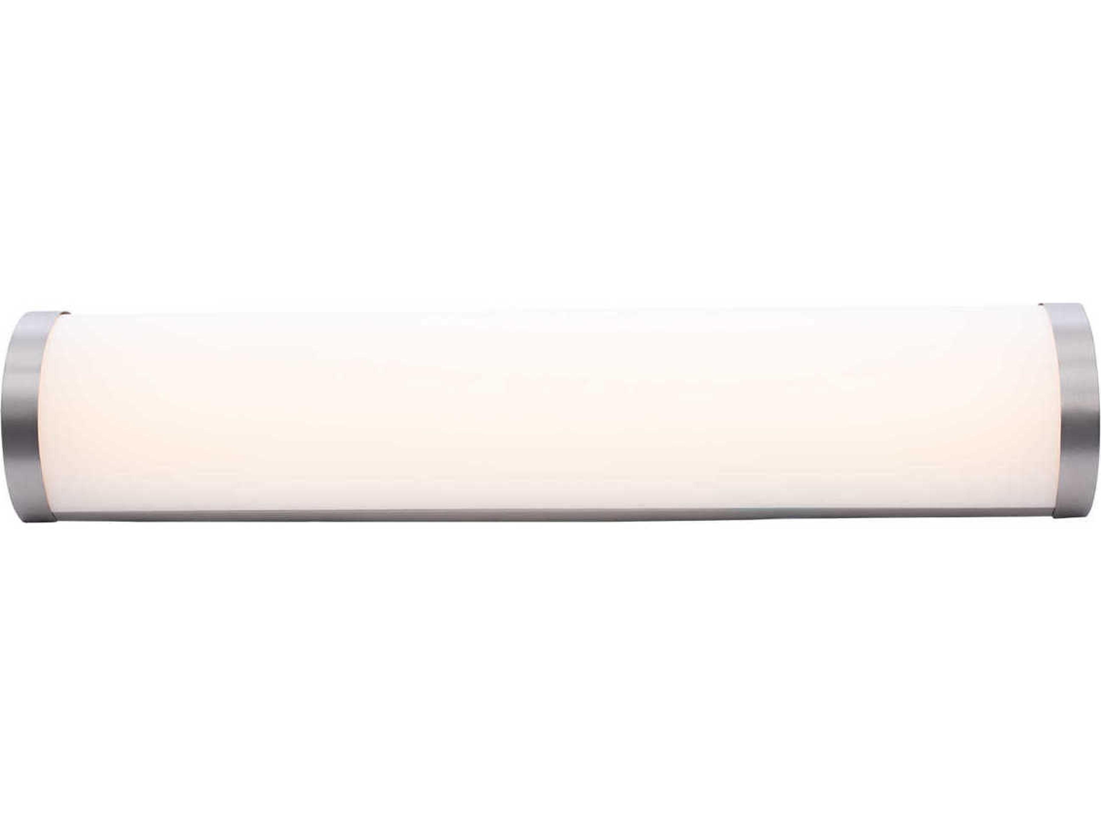 WAC Lighting Fuse 1-Light Brushed Nickel LED Vanity Light