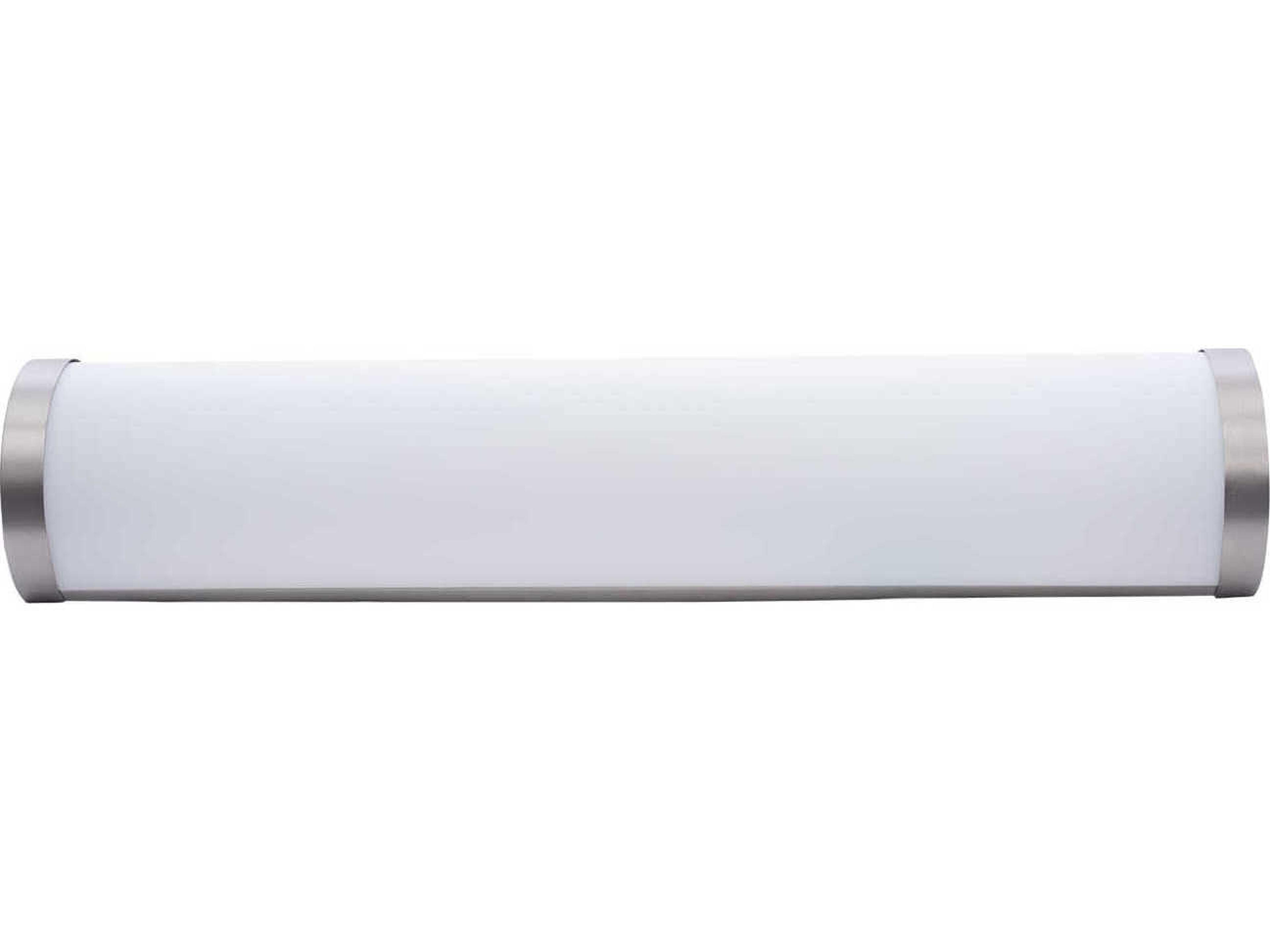 WAC Lighting Fuse 1-Light Brushed Nickel LED Vanity Light