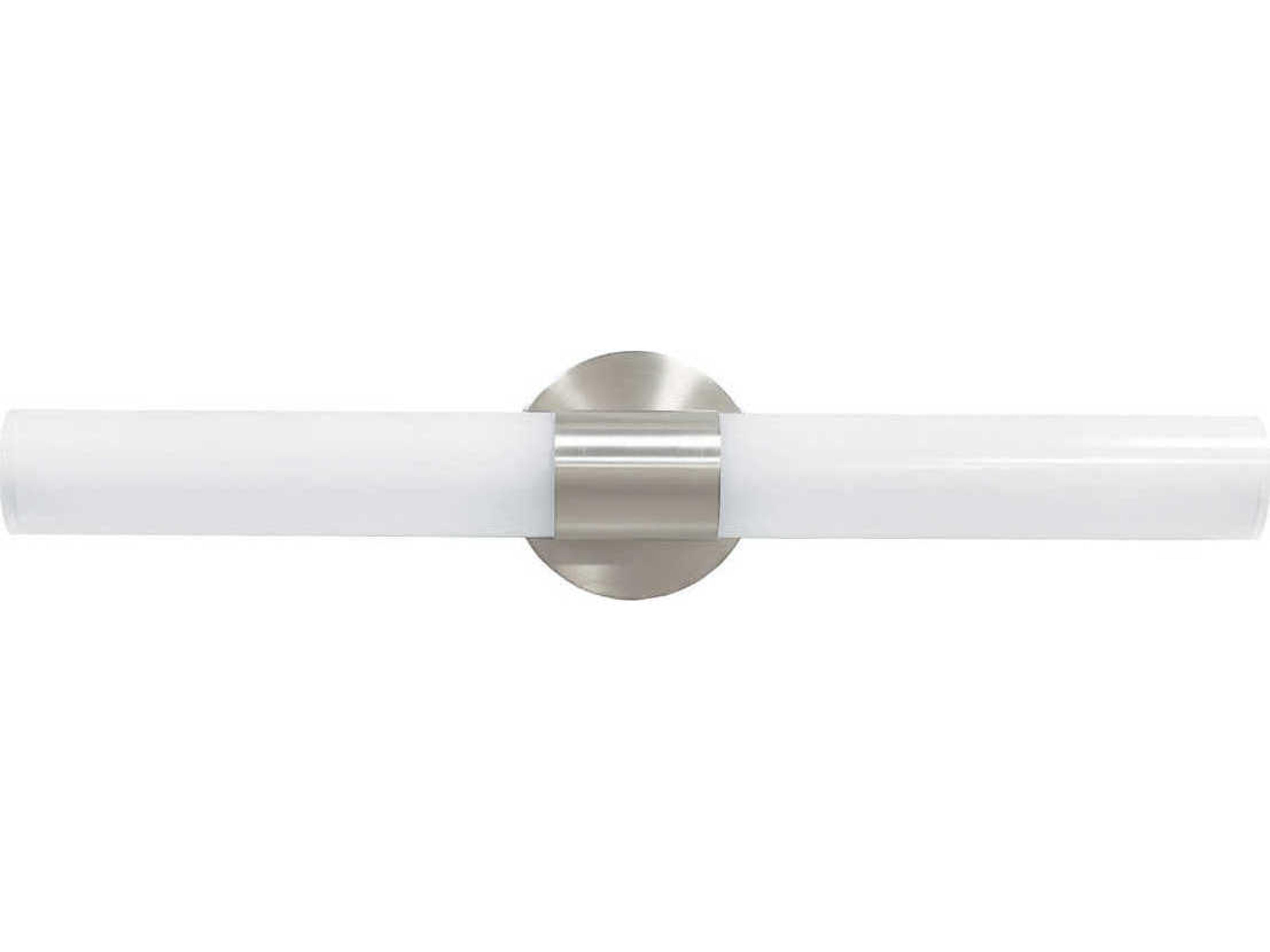 WAC Lighting Turbo 1-Light Brushed Nickel LED Vanity Light