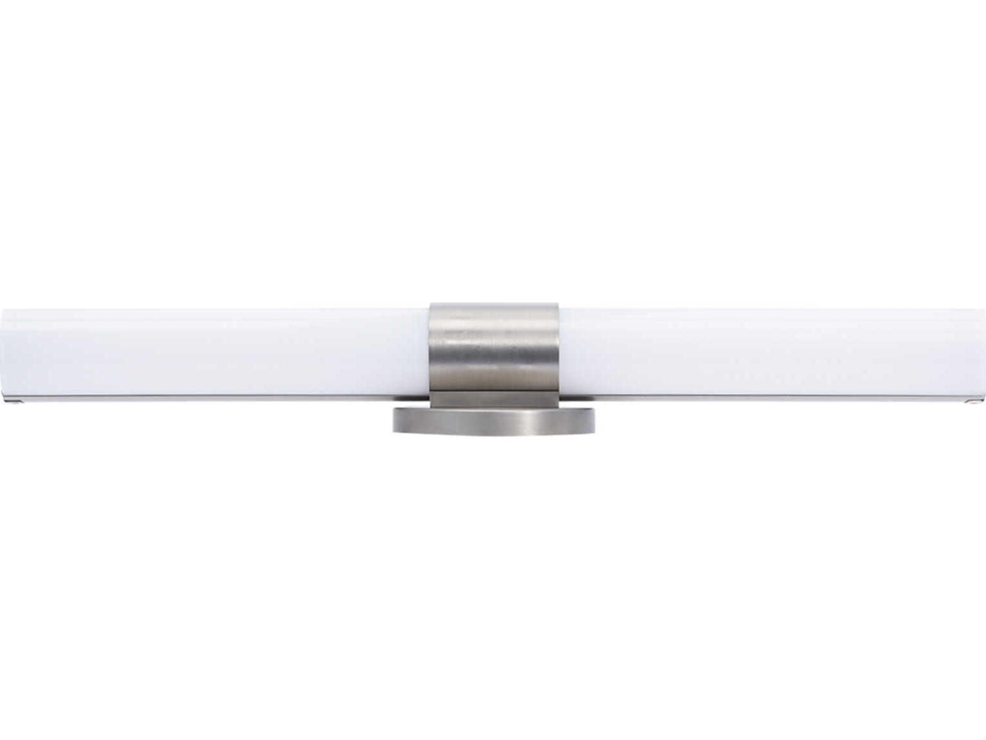 WAC Lighting Turbo 1-Light Brushed Nickel LED Vanity Light