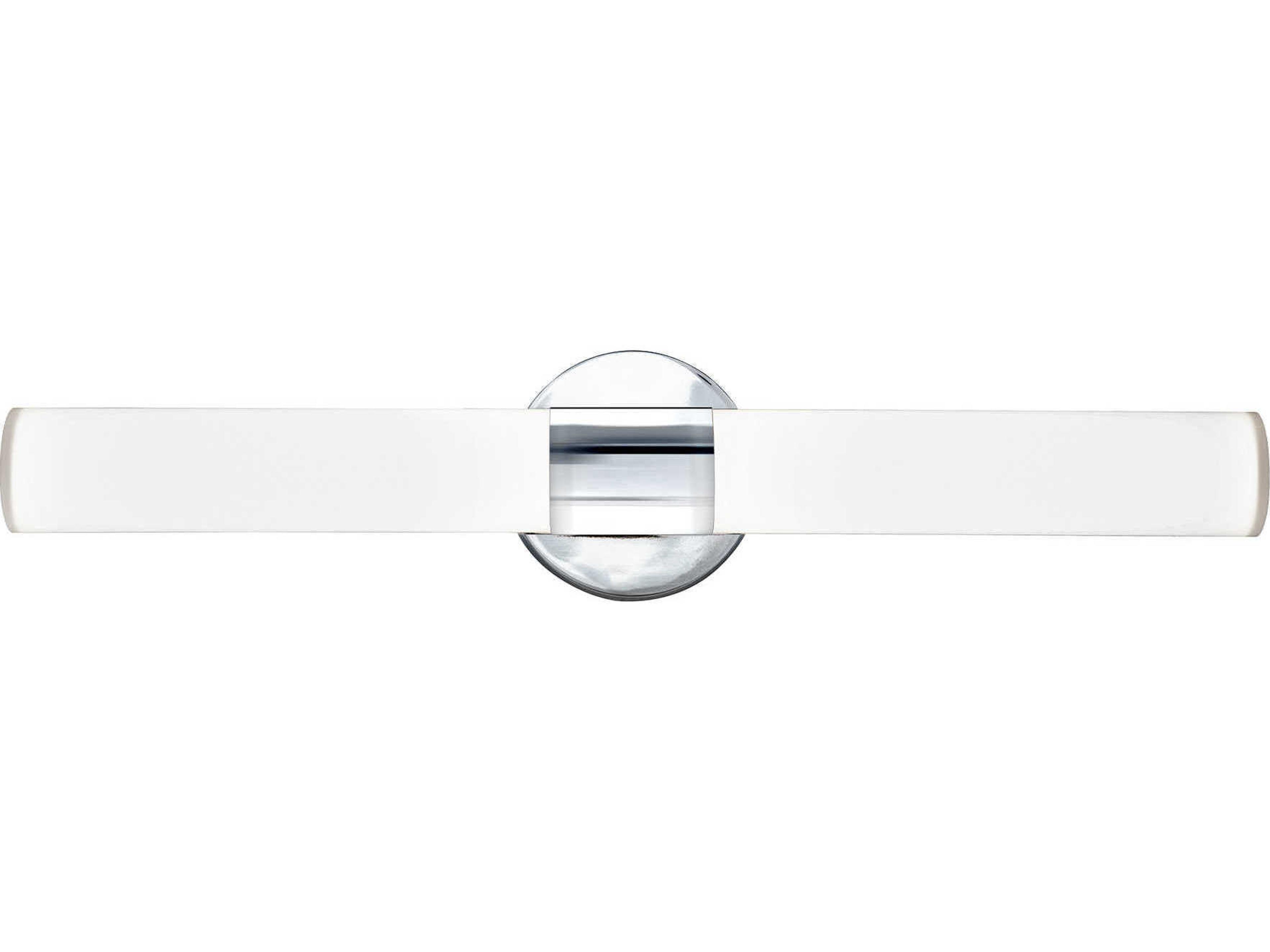 WAC Lighting Turbo 1-Light Chrome LED Vanity Light