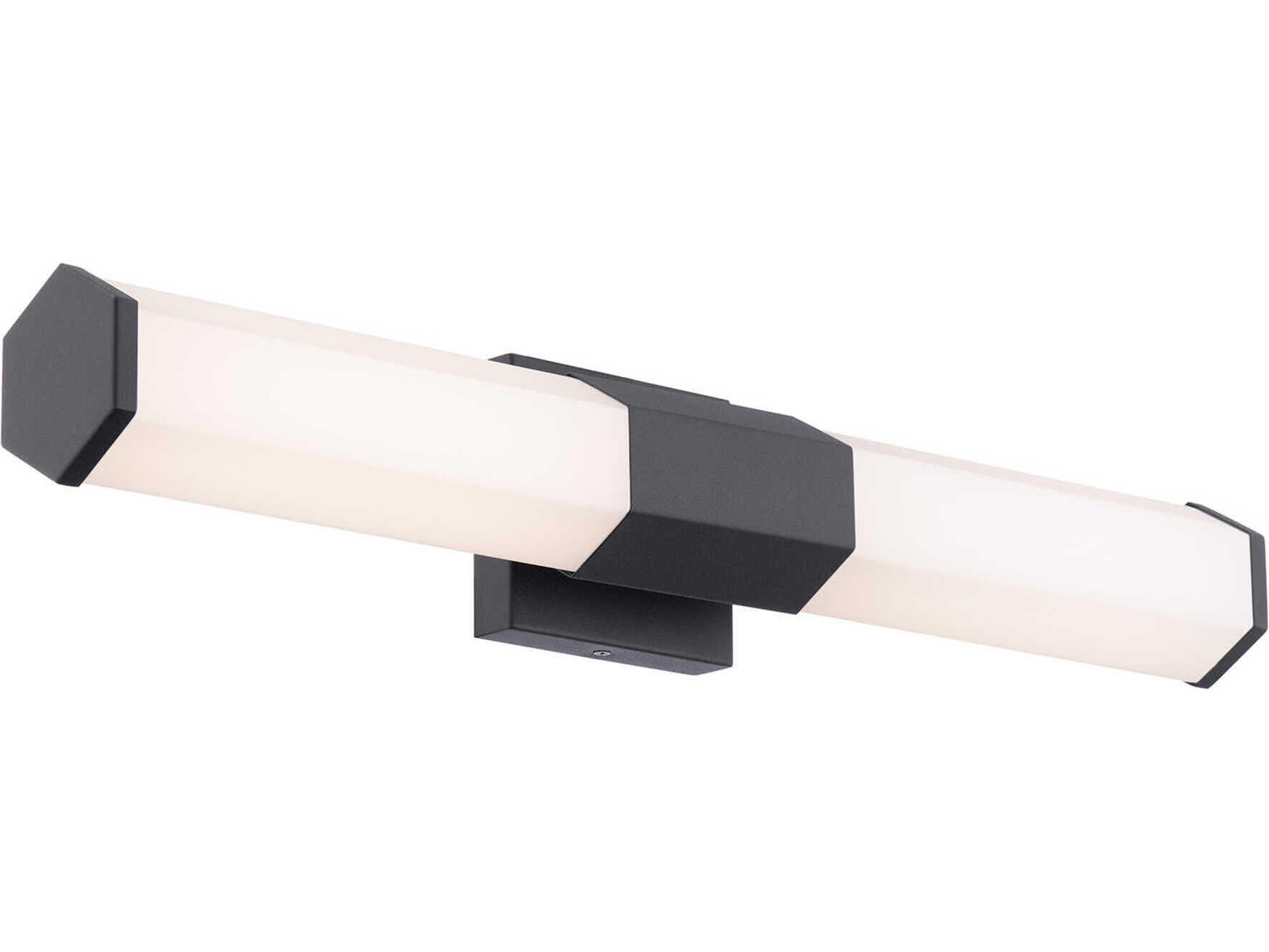 Remi 2-Light Black Vanity Light