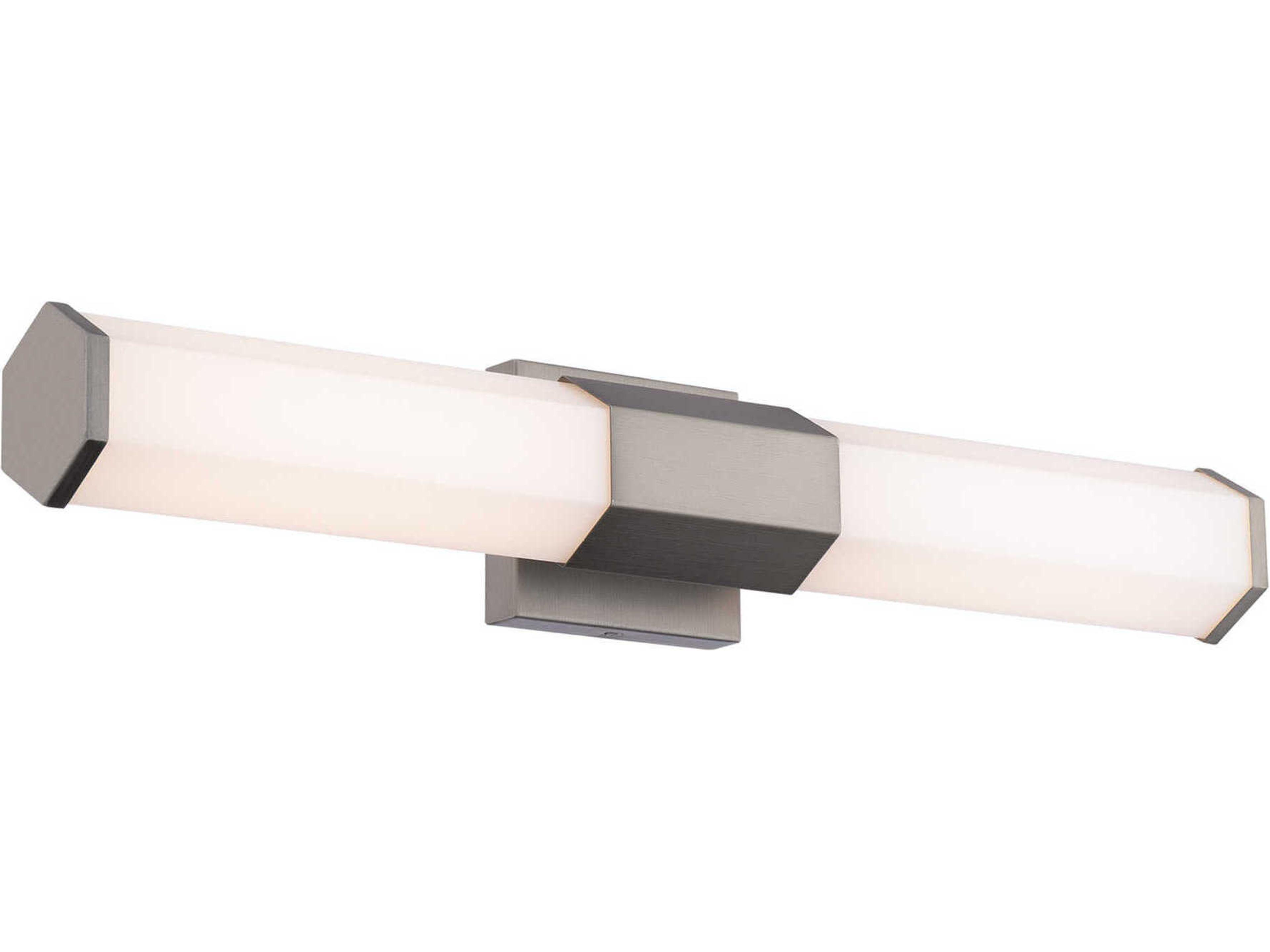 Remi 2-Light Brushed Nickel Vanity Light