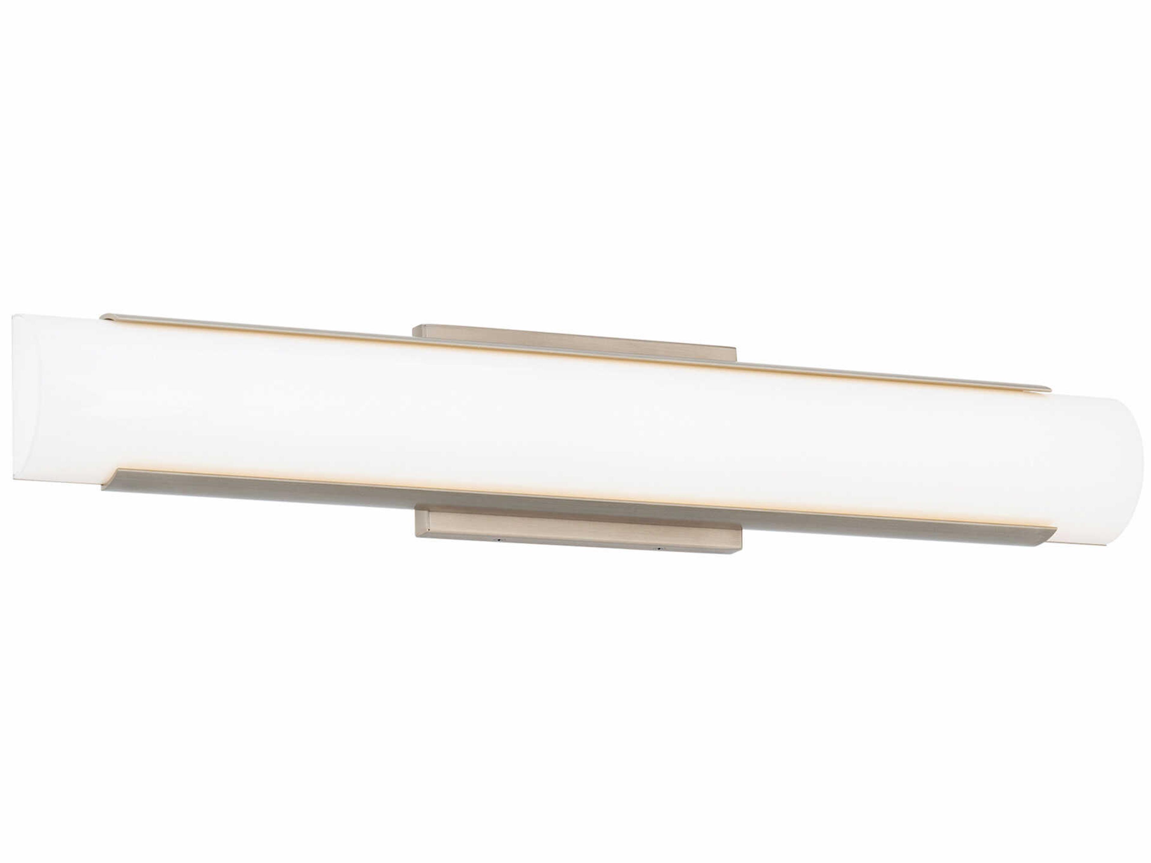 WAC Lighting Demi 1-Light Brushed Nickel Vanity Light