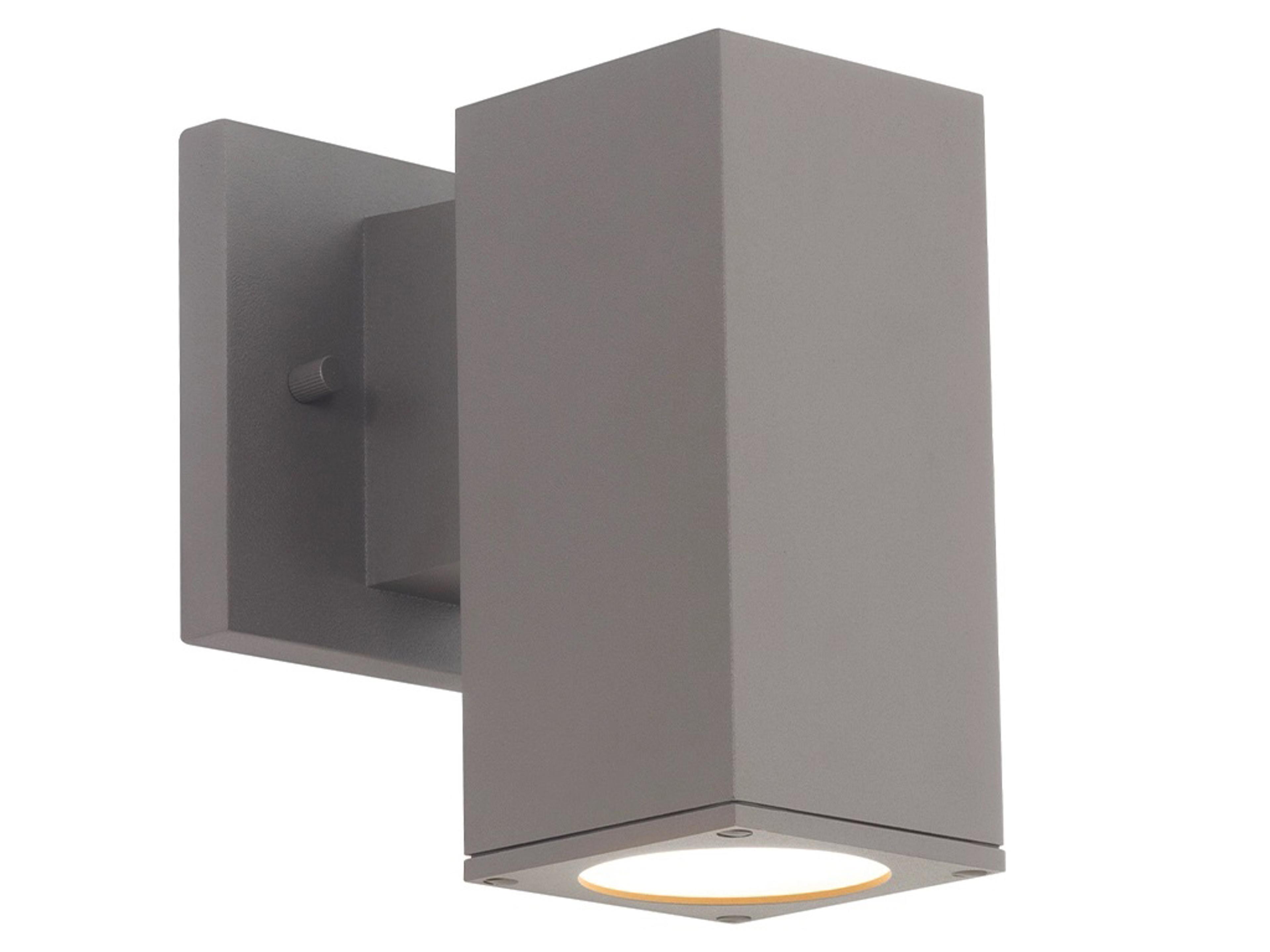 Cubix LED Outdoor Wall Light Bronze