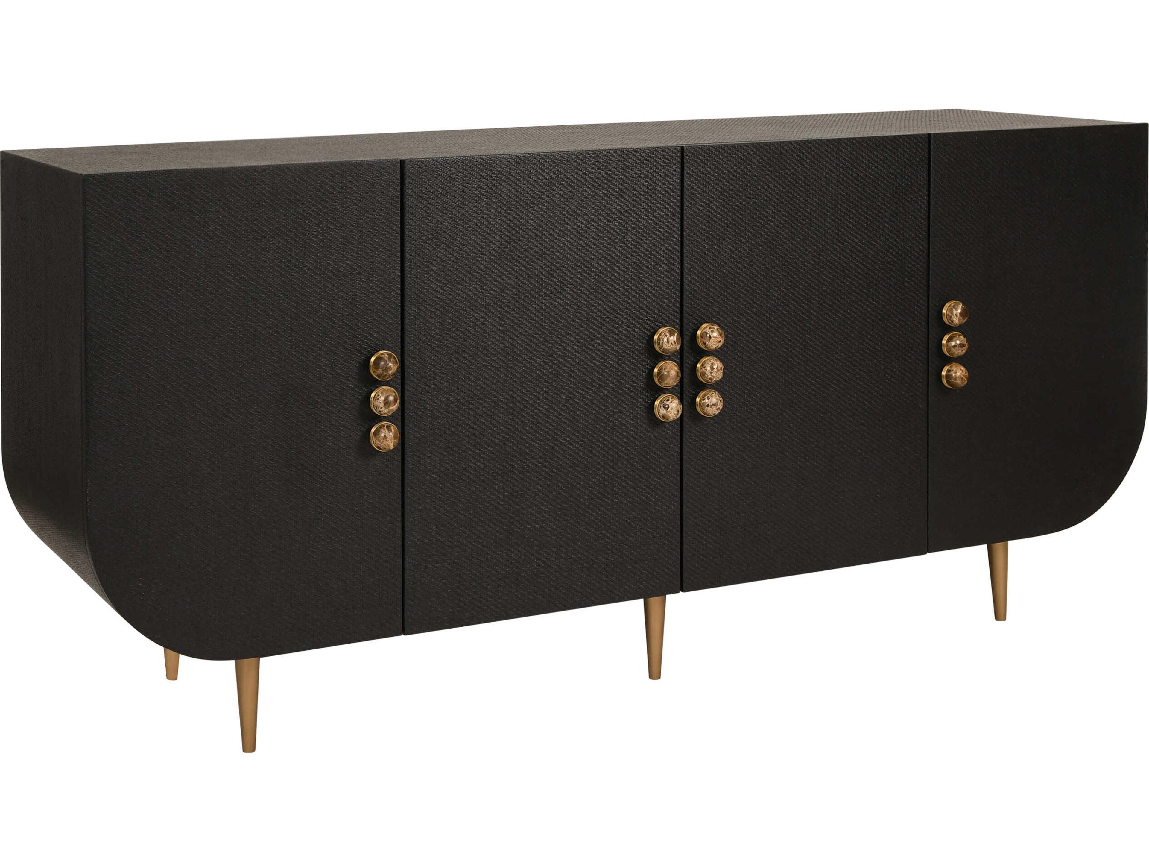 Deluca 72" Black Sideboard