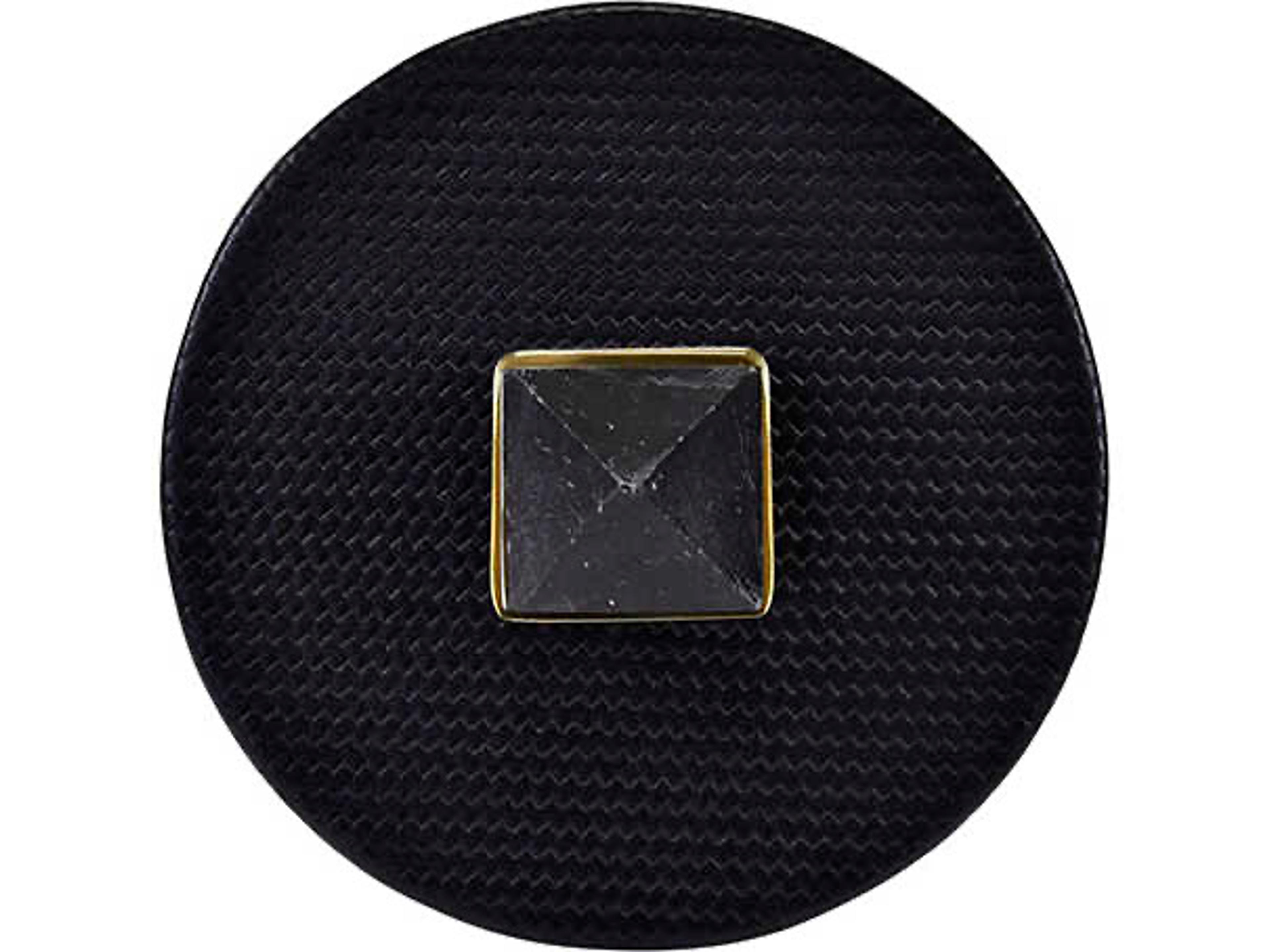 Worlds Away Denver Black Storage Case