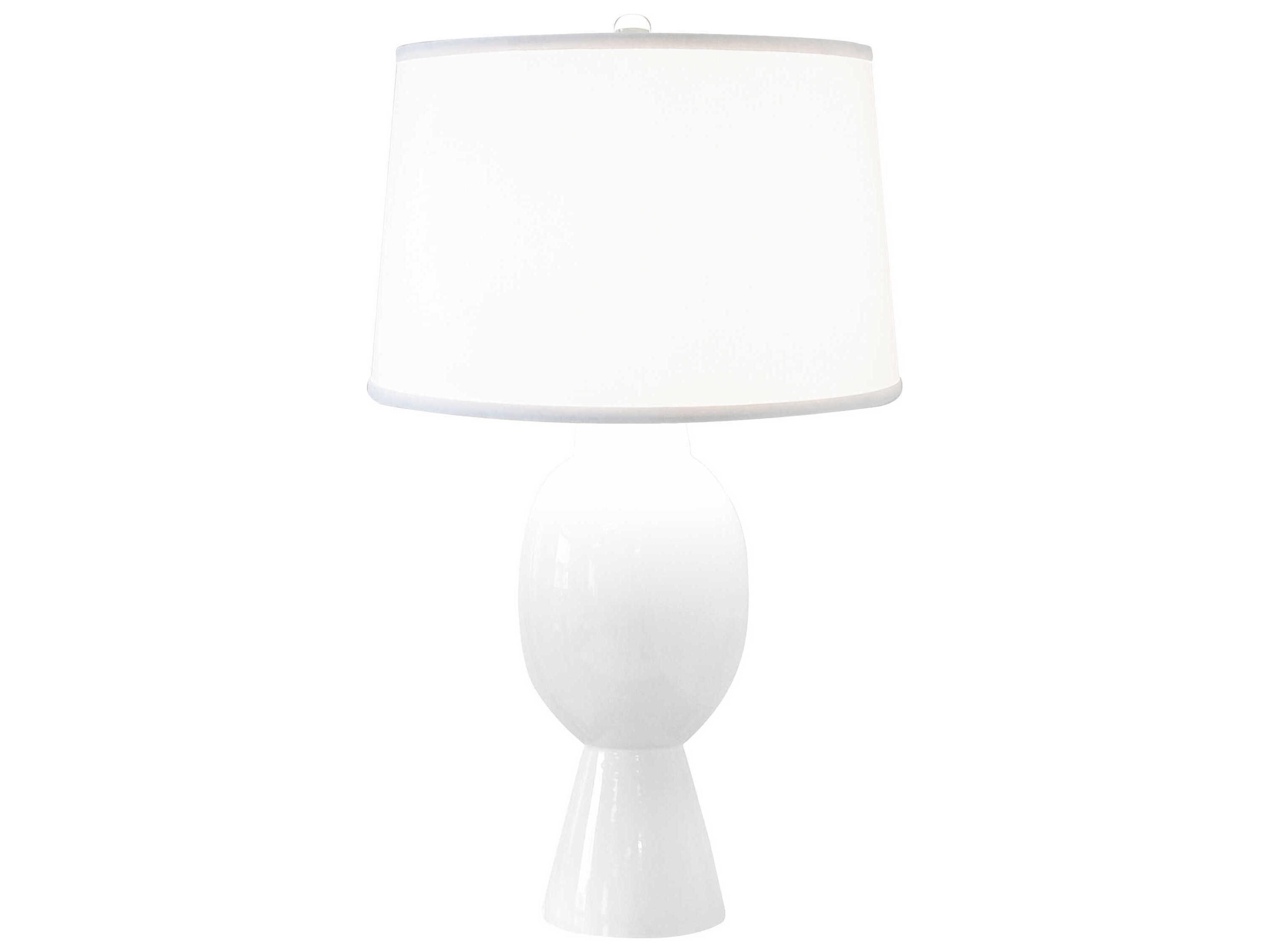 Worlds Away White Buffet Lamp
