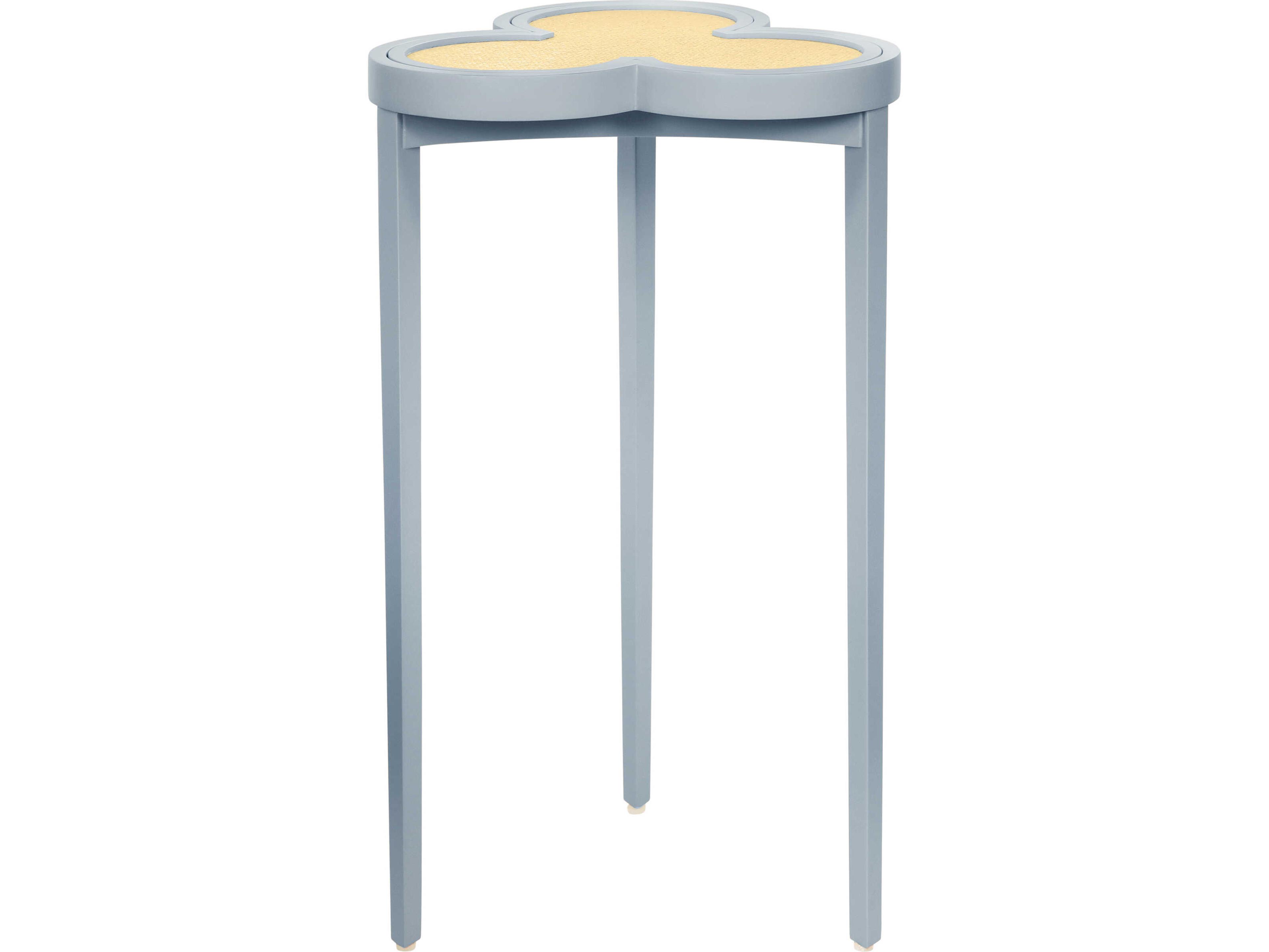 Dylan Rattan Blue End Table