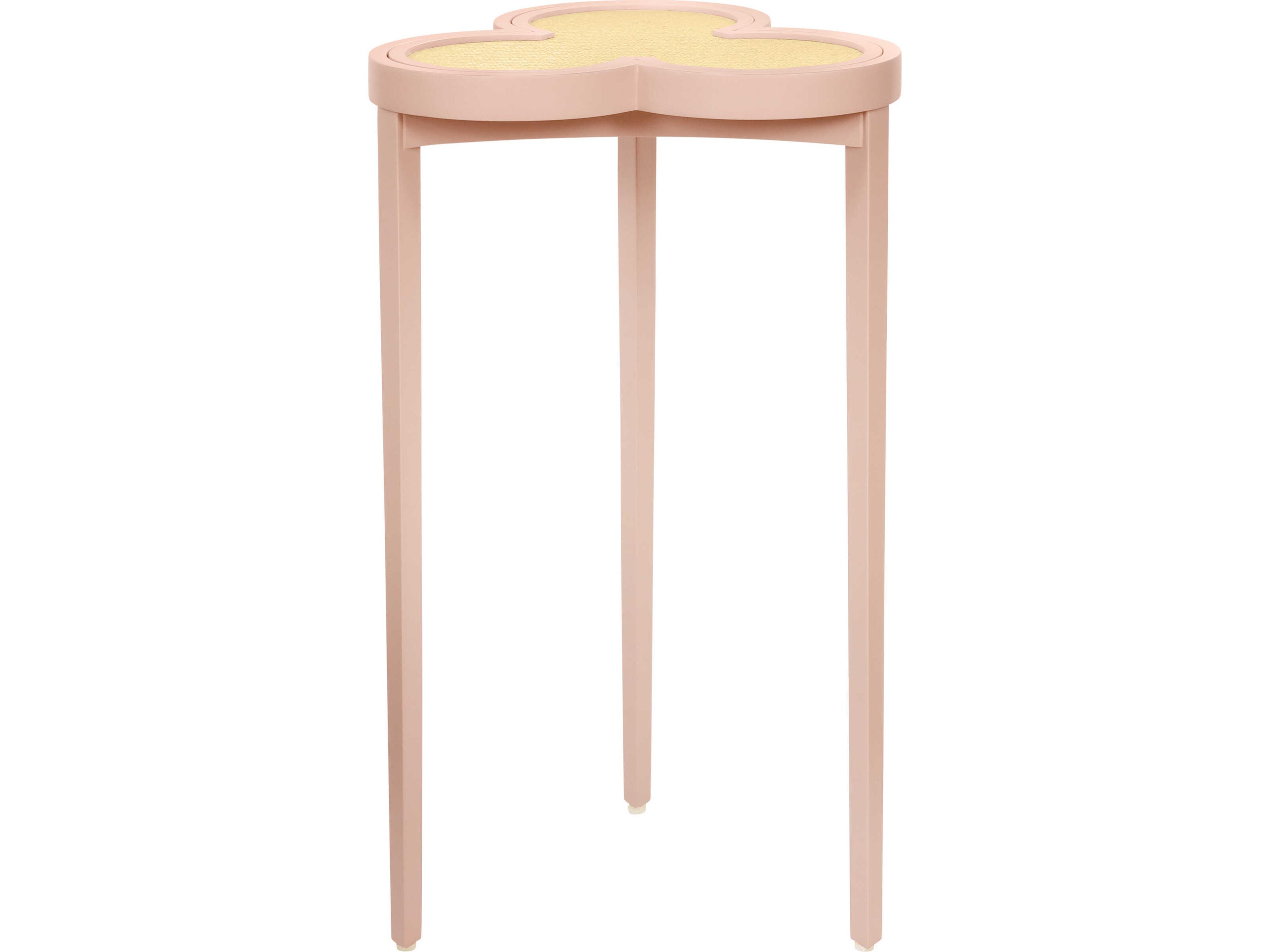Dylan Rattan Pink End Table
