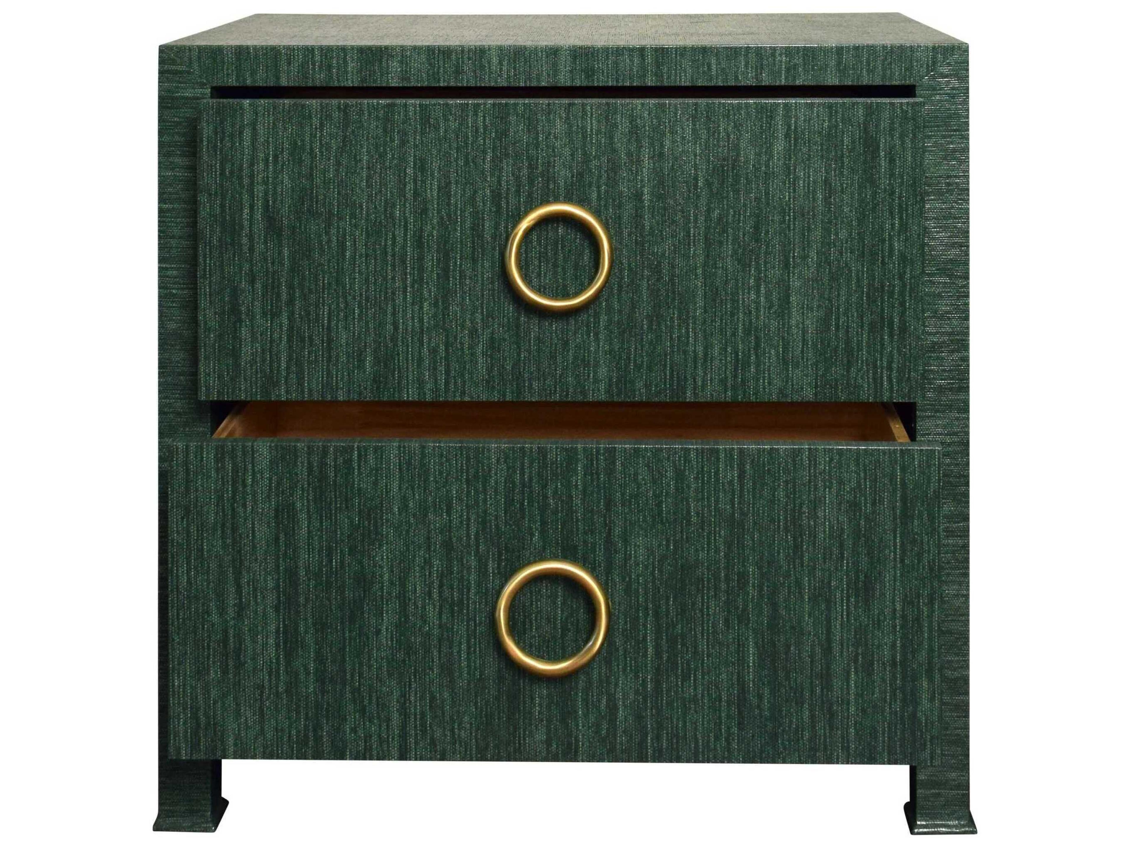 Worlds Away Rectangular Wood End Table