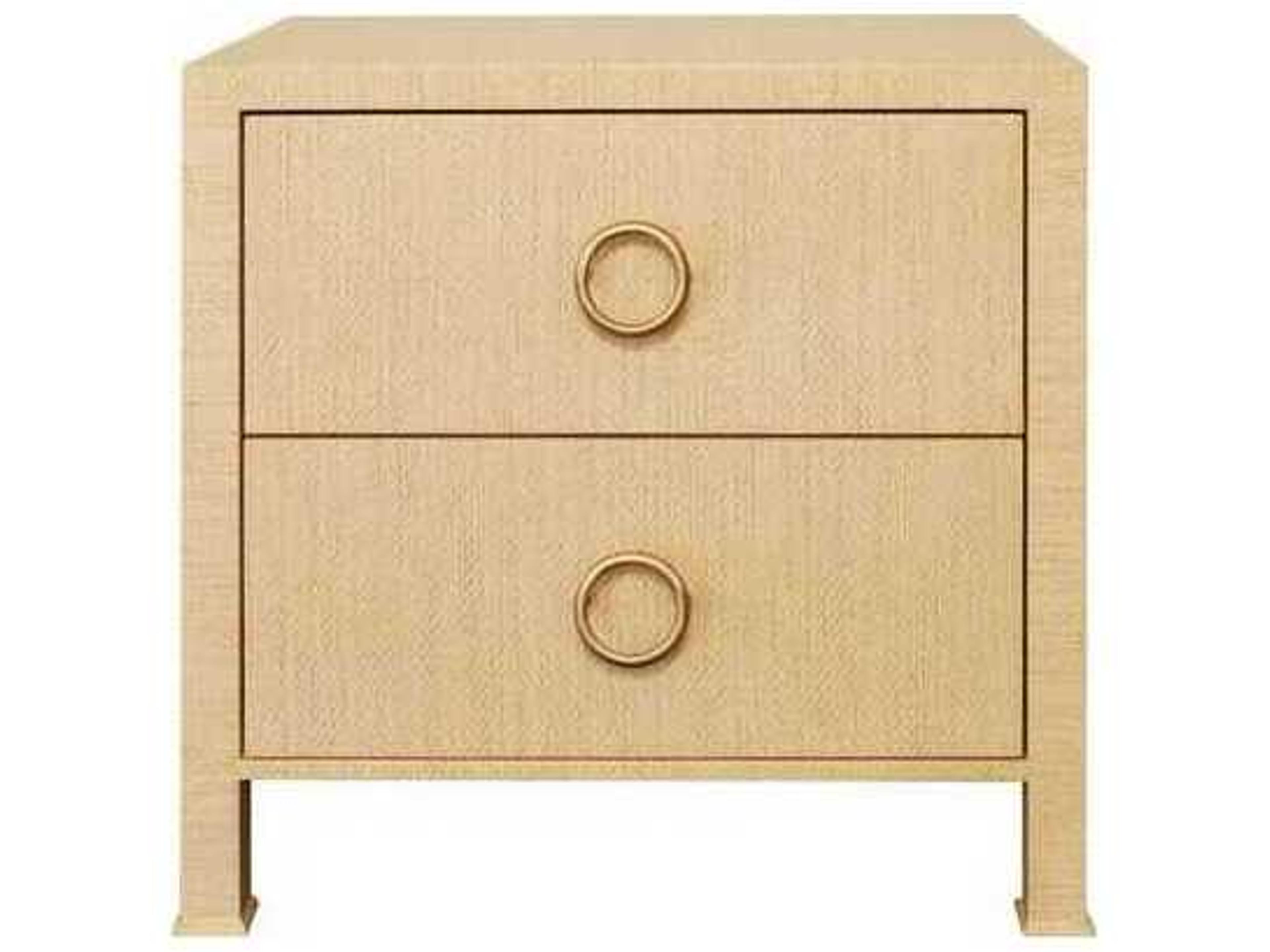 Worlds Away Rectangular Wood End Table