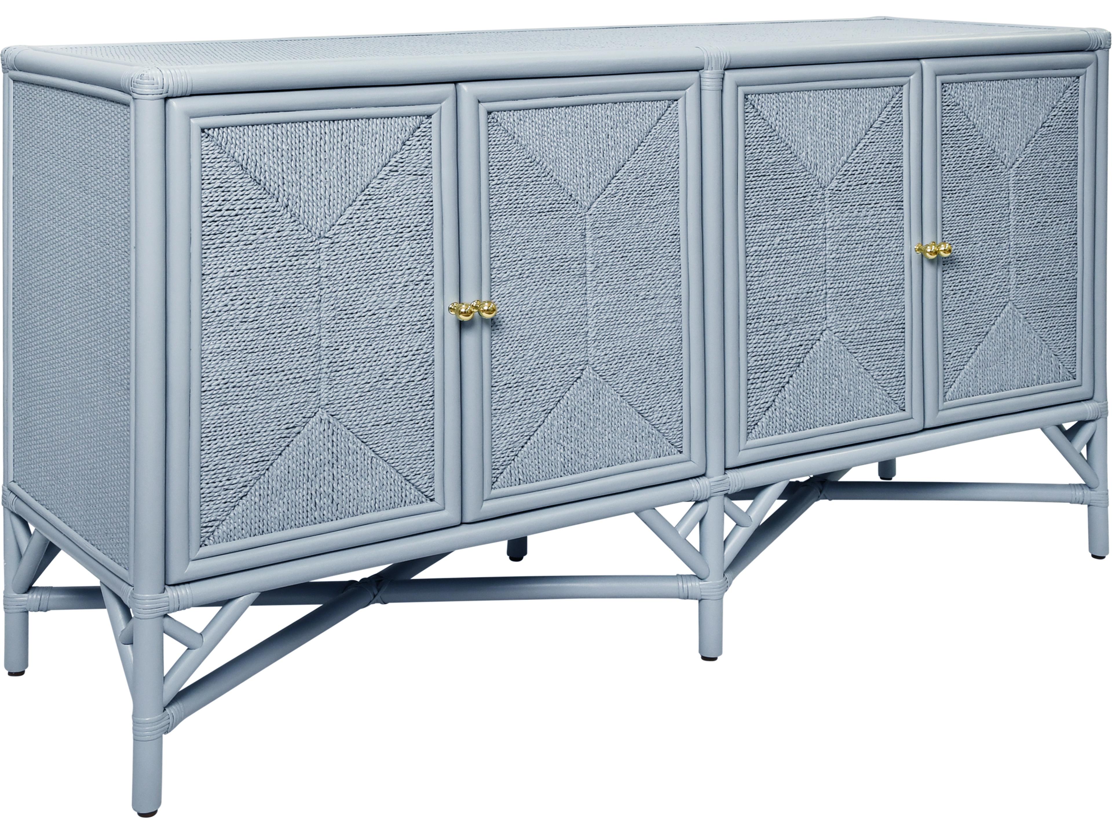 60" Rattan Sideboard