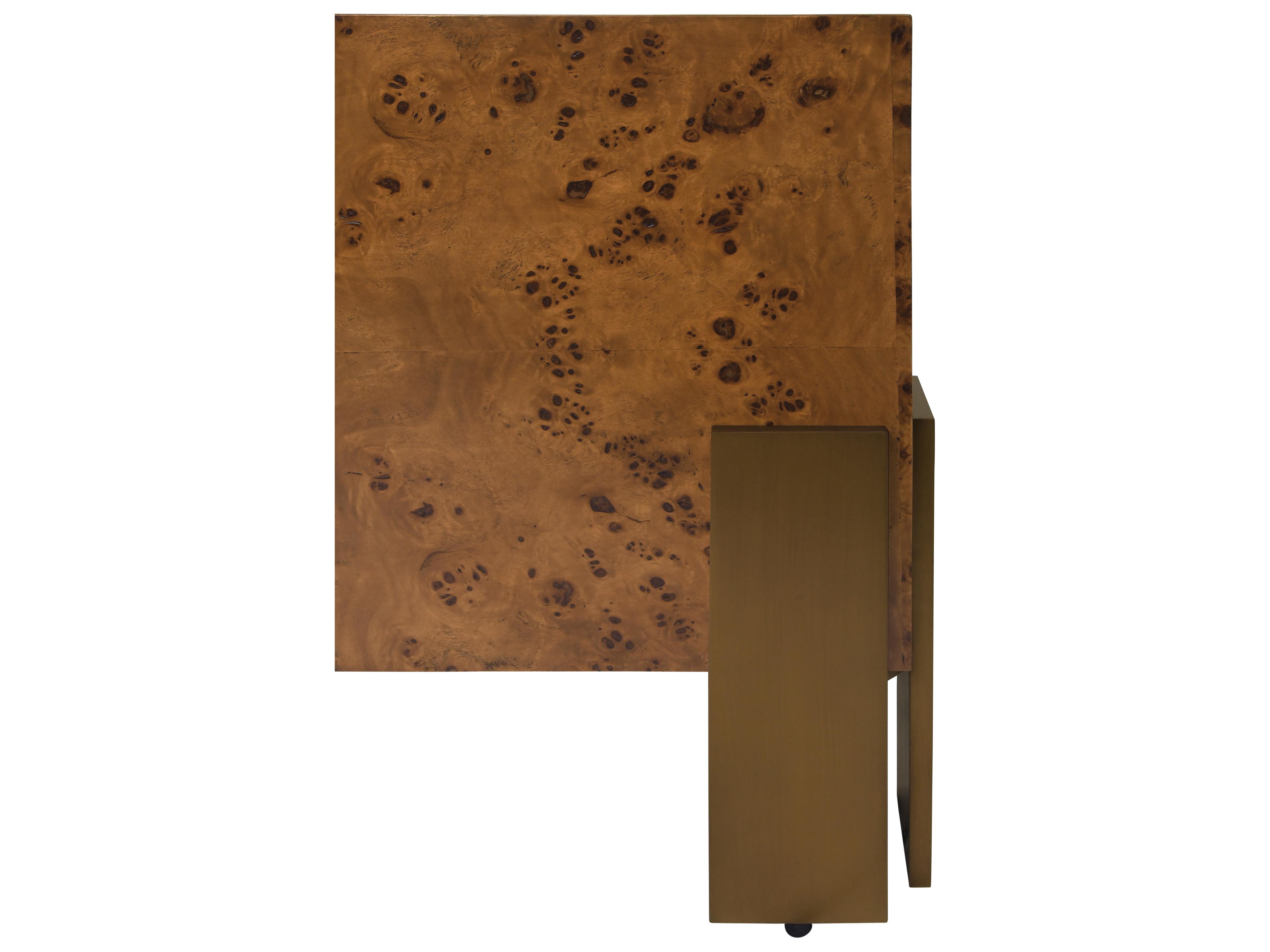 Worlds Away Square Wood Coffee Table