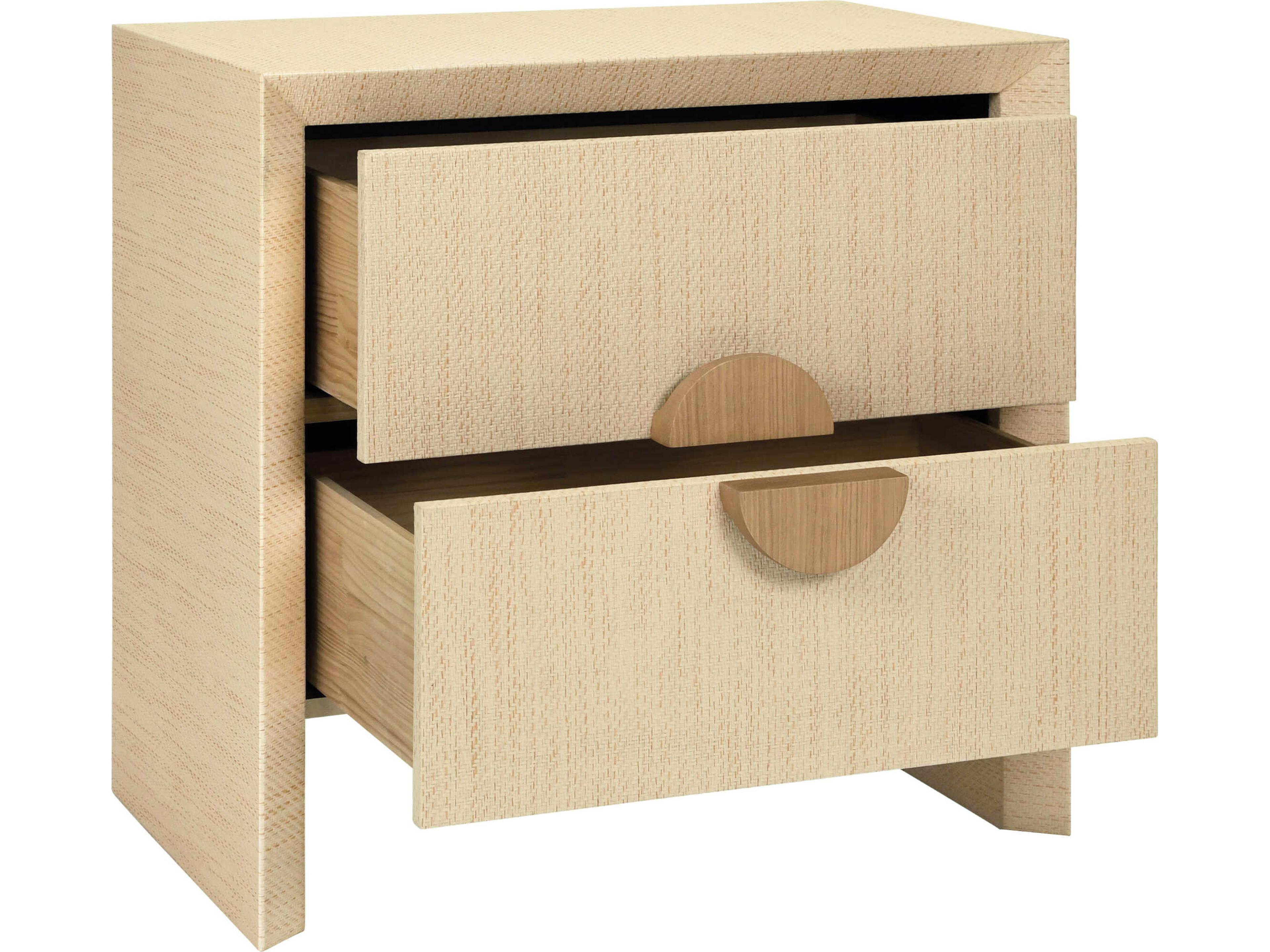 Worlds Away Ezra Rectangular Wood Brown End Table