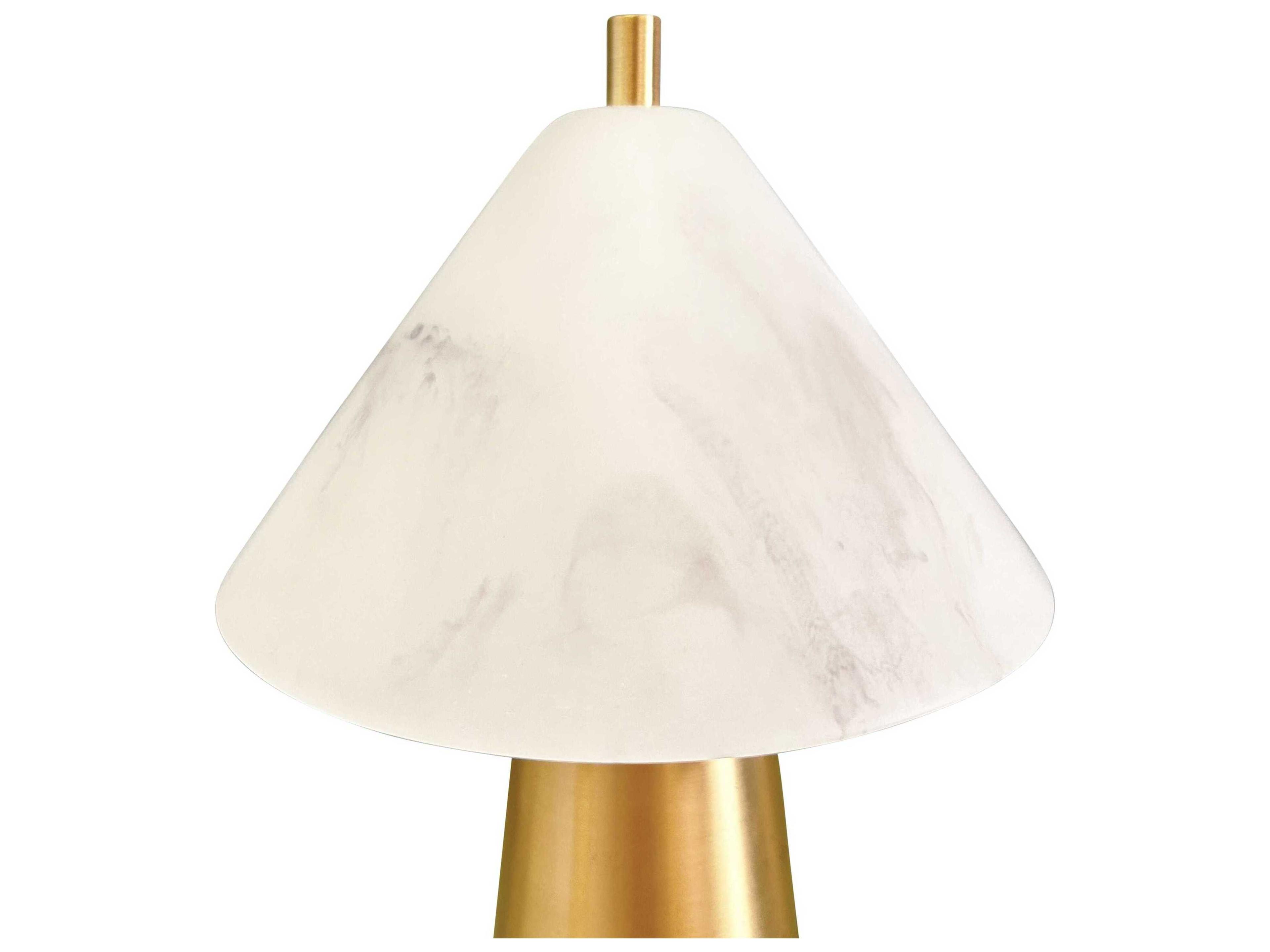 Worlds Away Brass Table Lamp