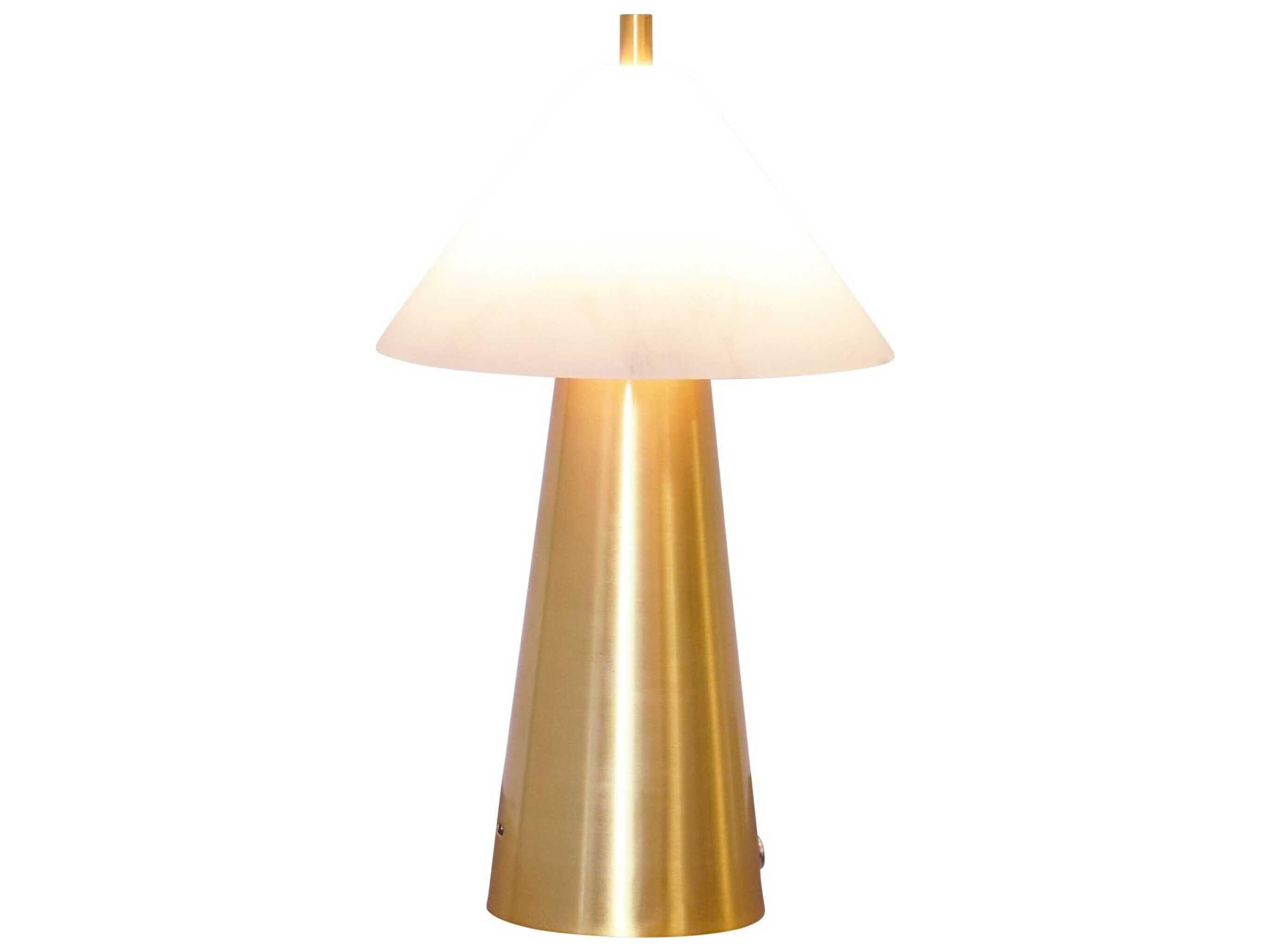 Worlds Away Brass Table Lamp