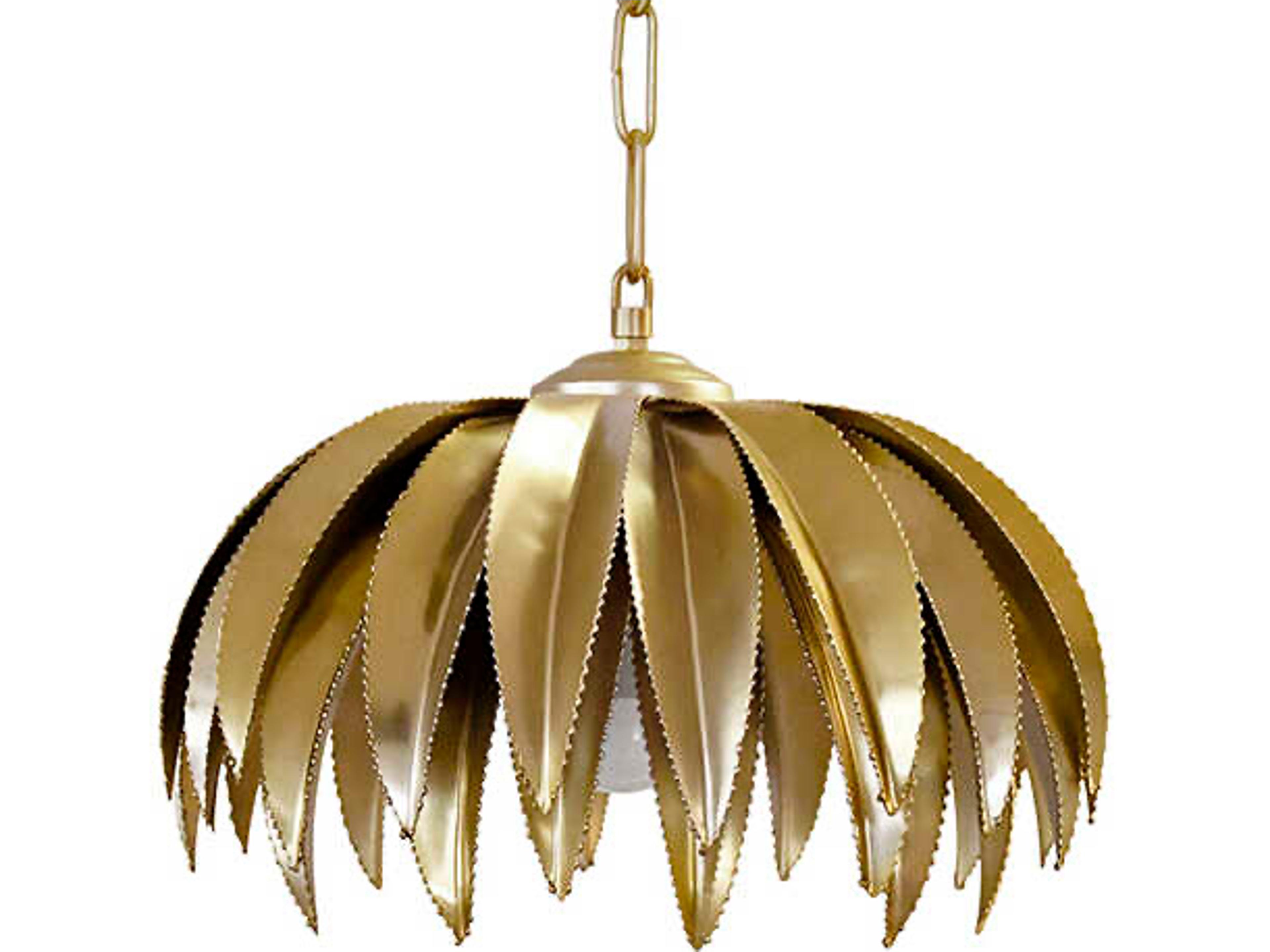 Fifi Brass Globe Pendant
