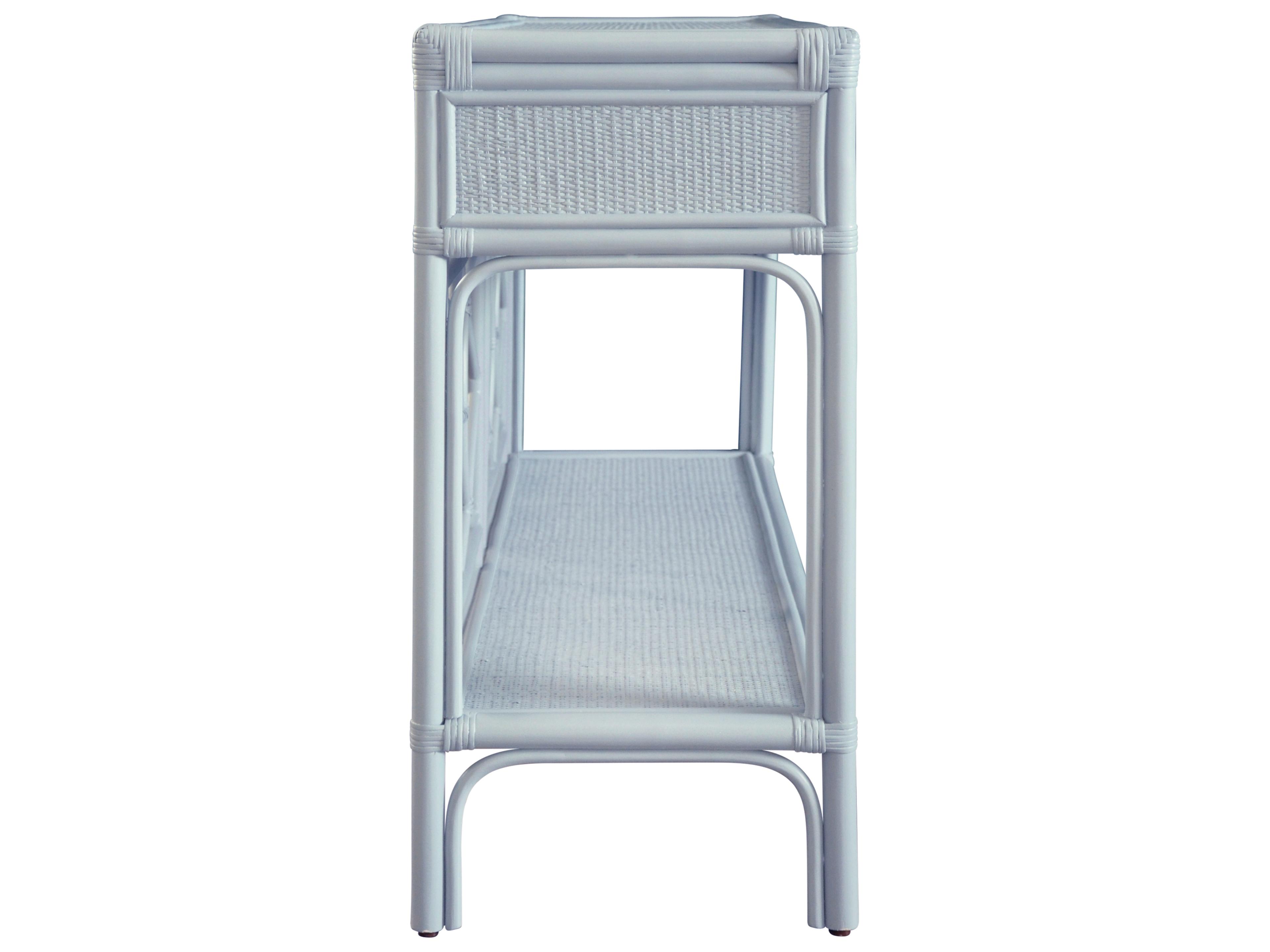 Worlds Away Rectangular Wood Console Table