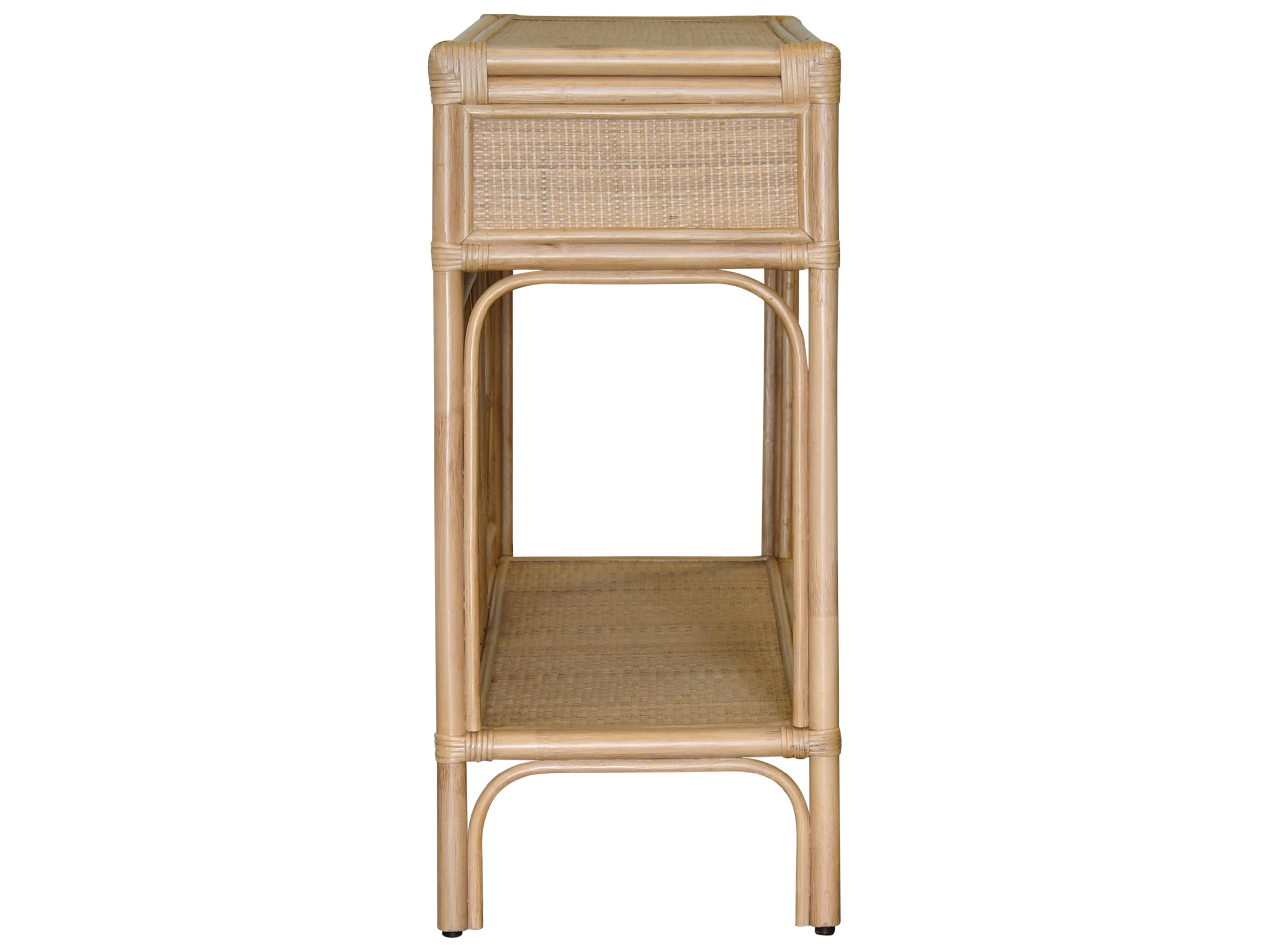 Worlds Away Rectangular Wood Console Table