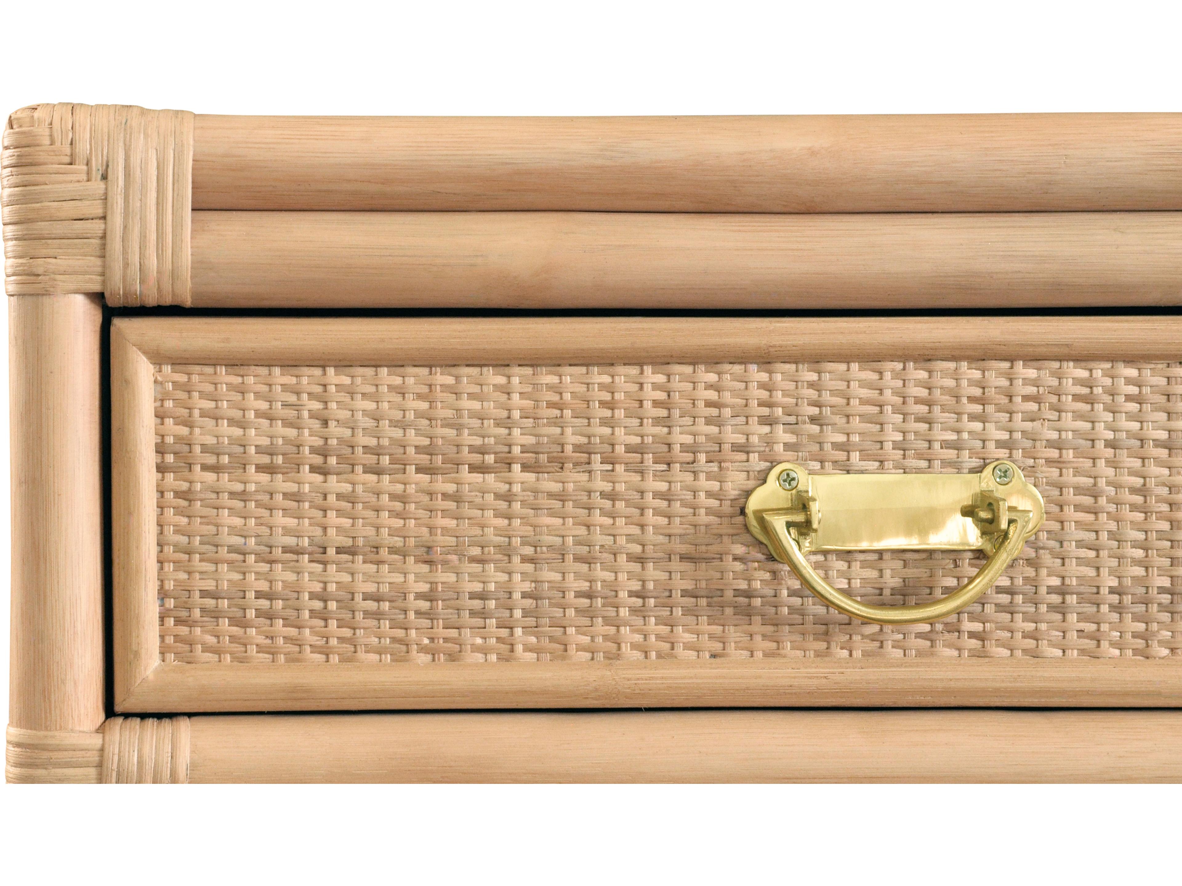 Worlds Away Rectangular Wood Console Table