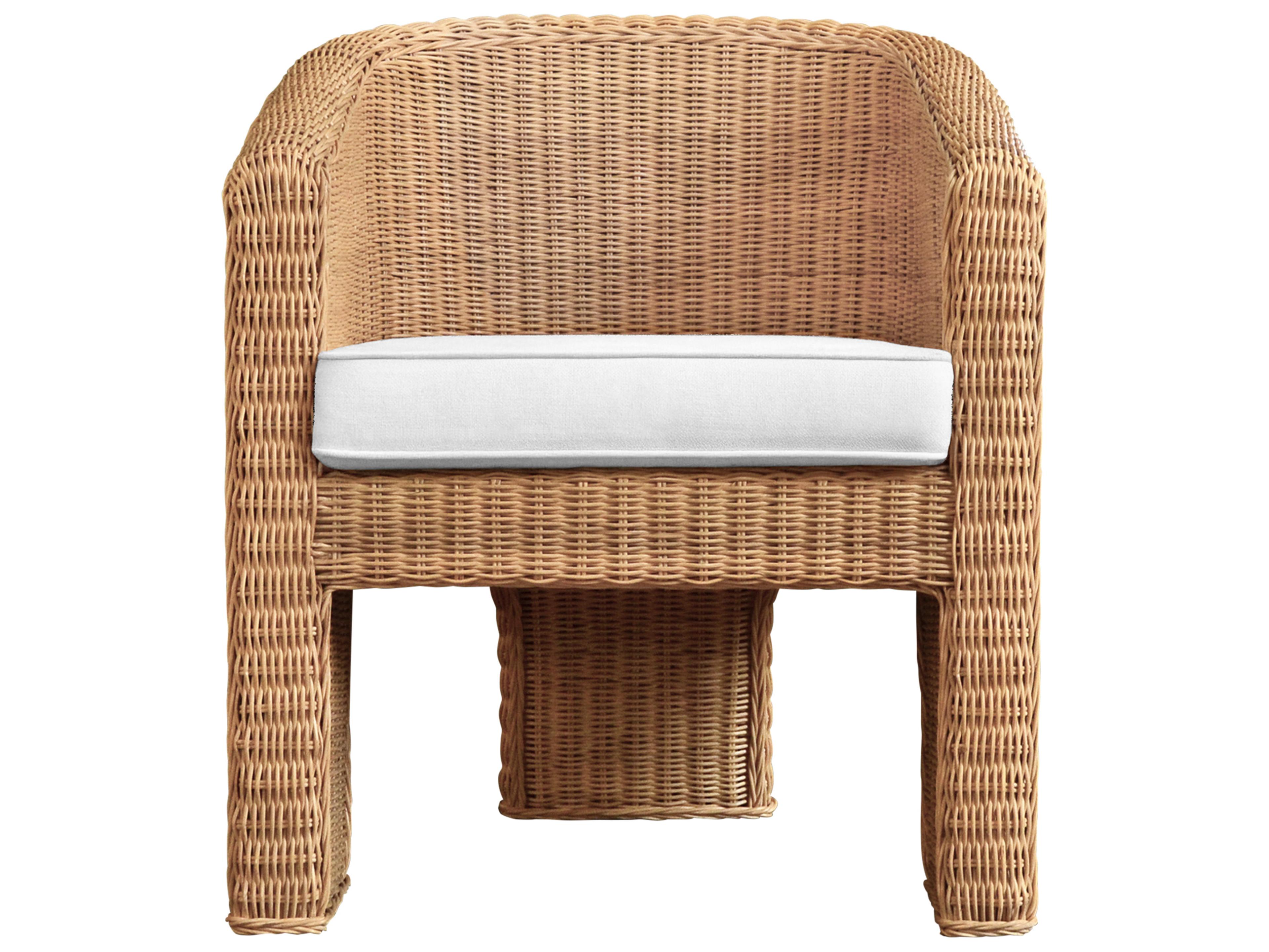 Worlds Away Brown Accent Chair