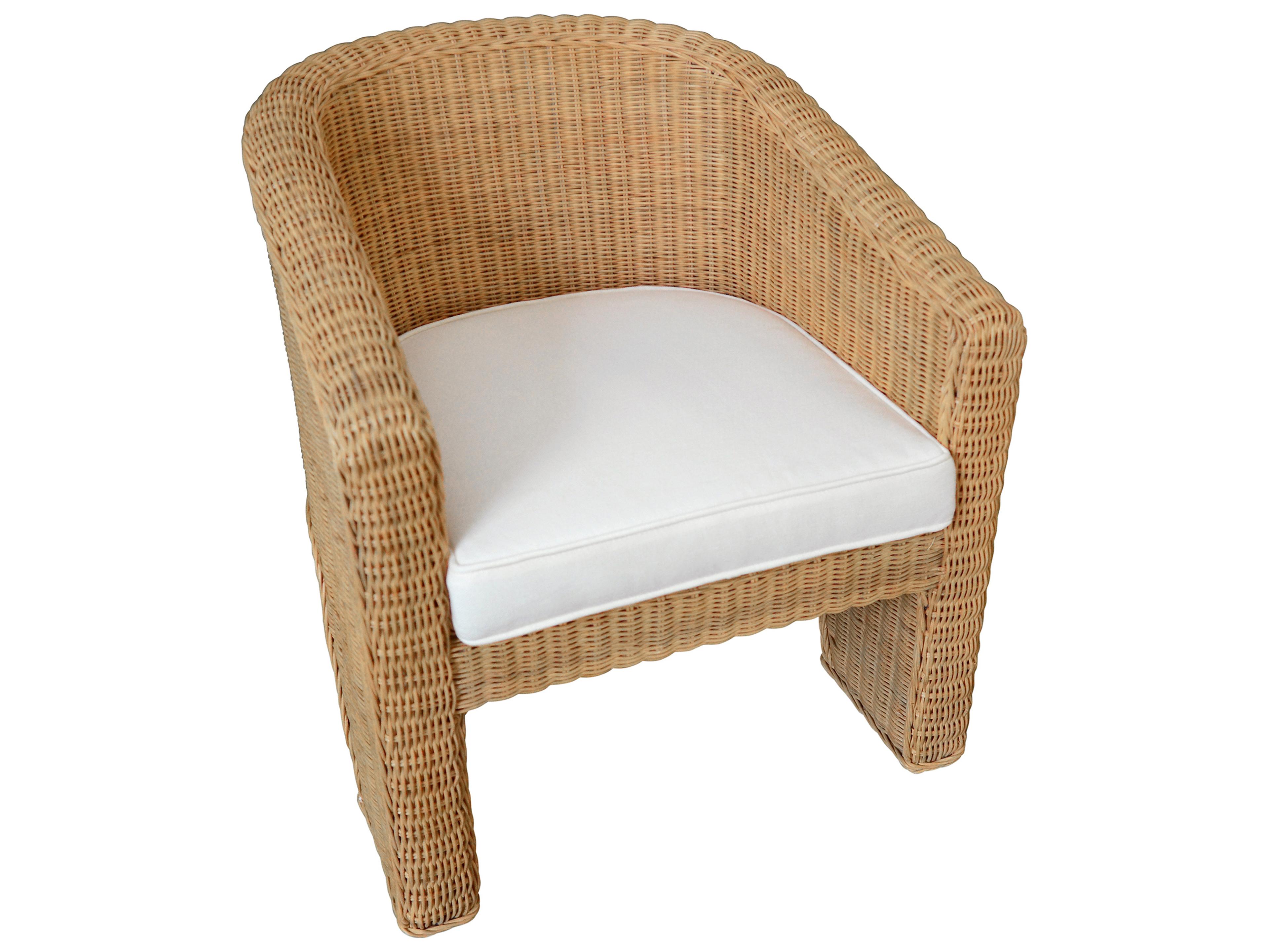 Worlds Away Brown Accent Chair
