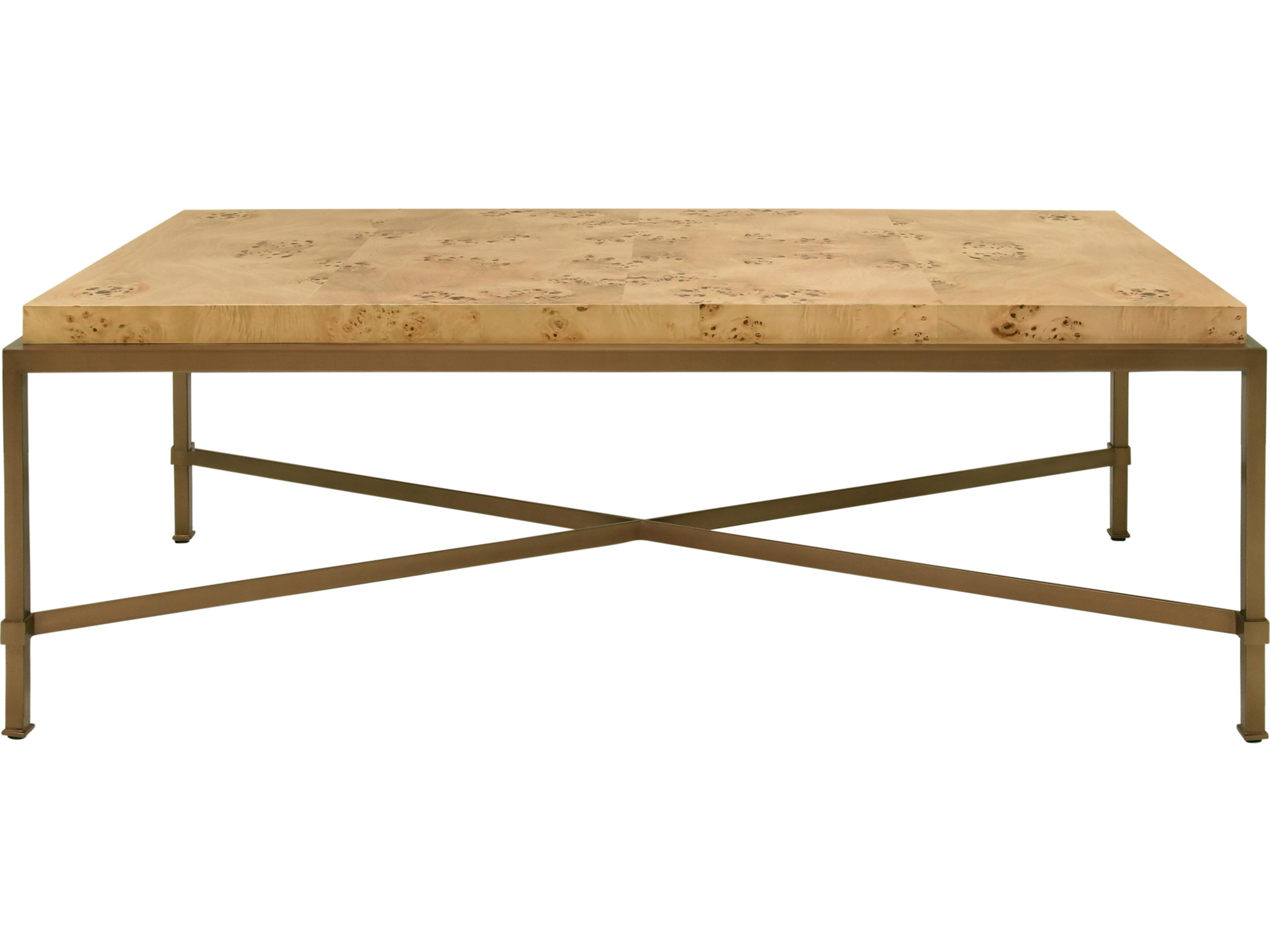 Worlds Away Rectangular Wood Coffee Table