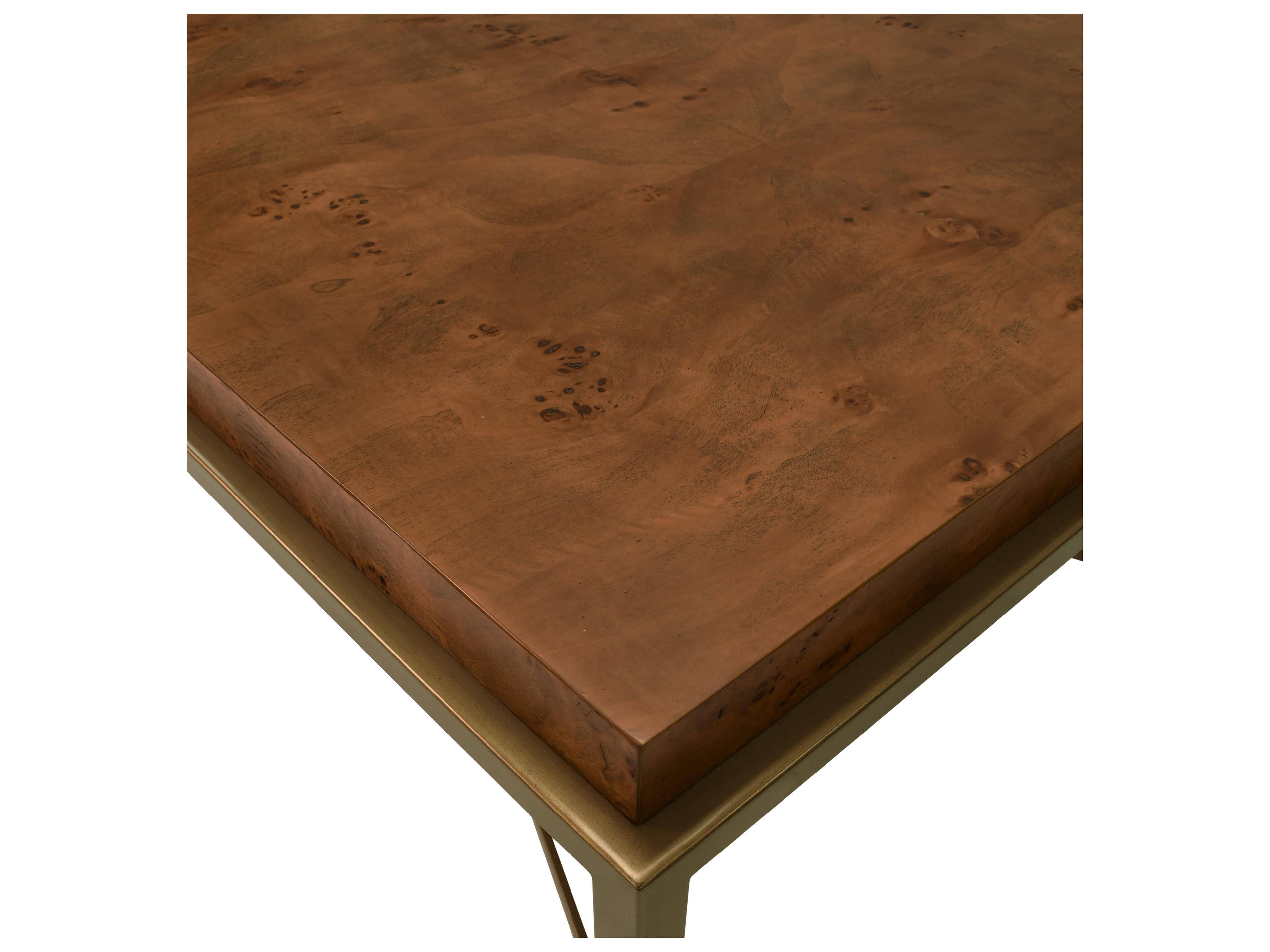 Worlds Away Rectangular Wood Coffee Table