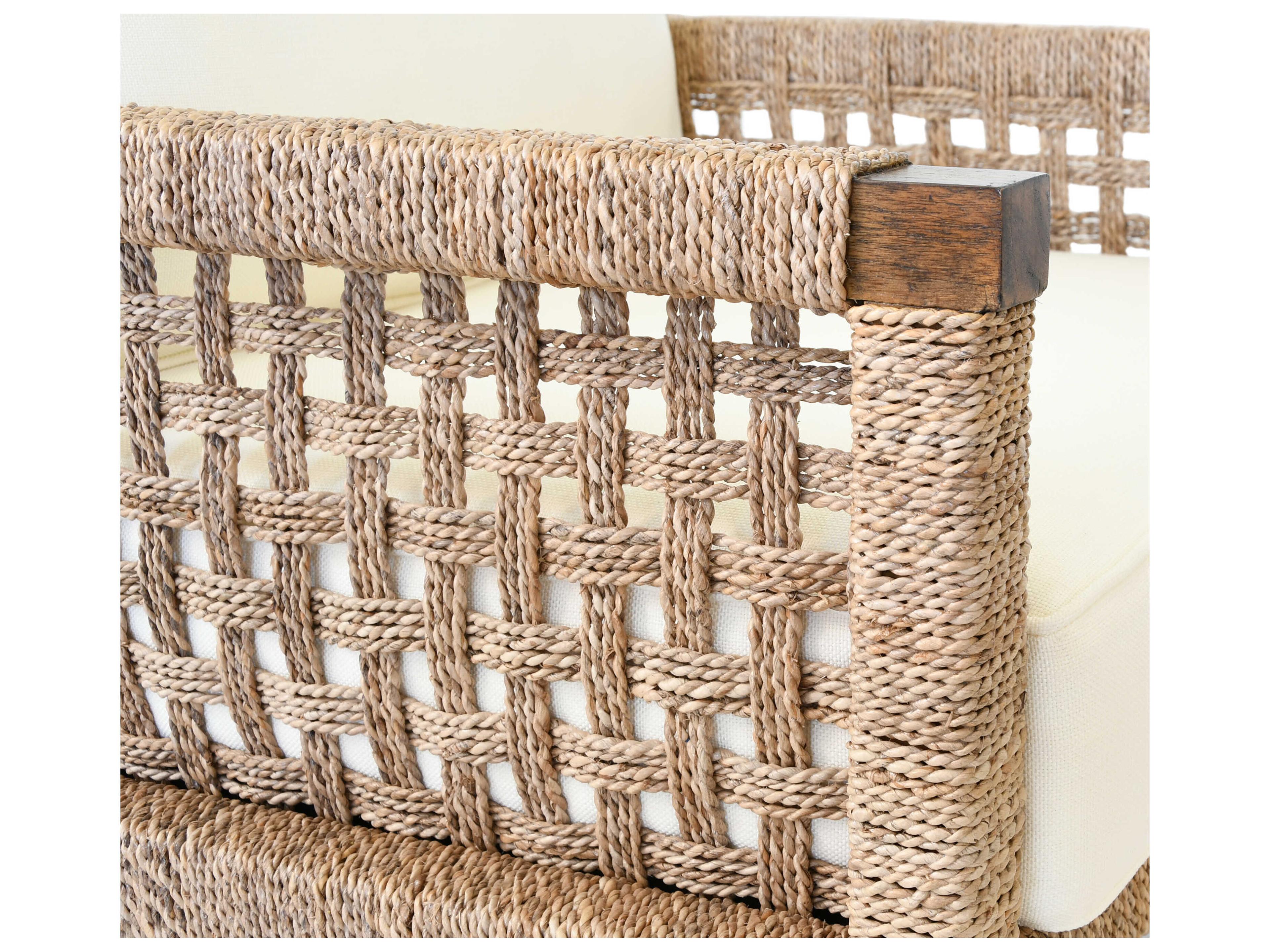 Worlds Away Brown Fabric Accent Chair