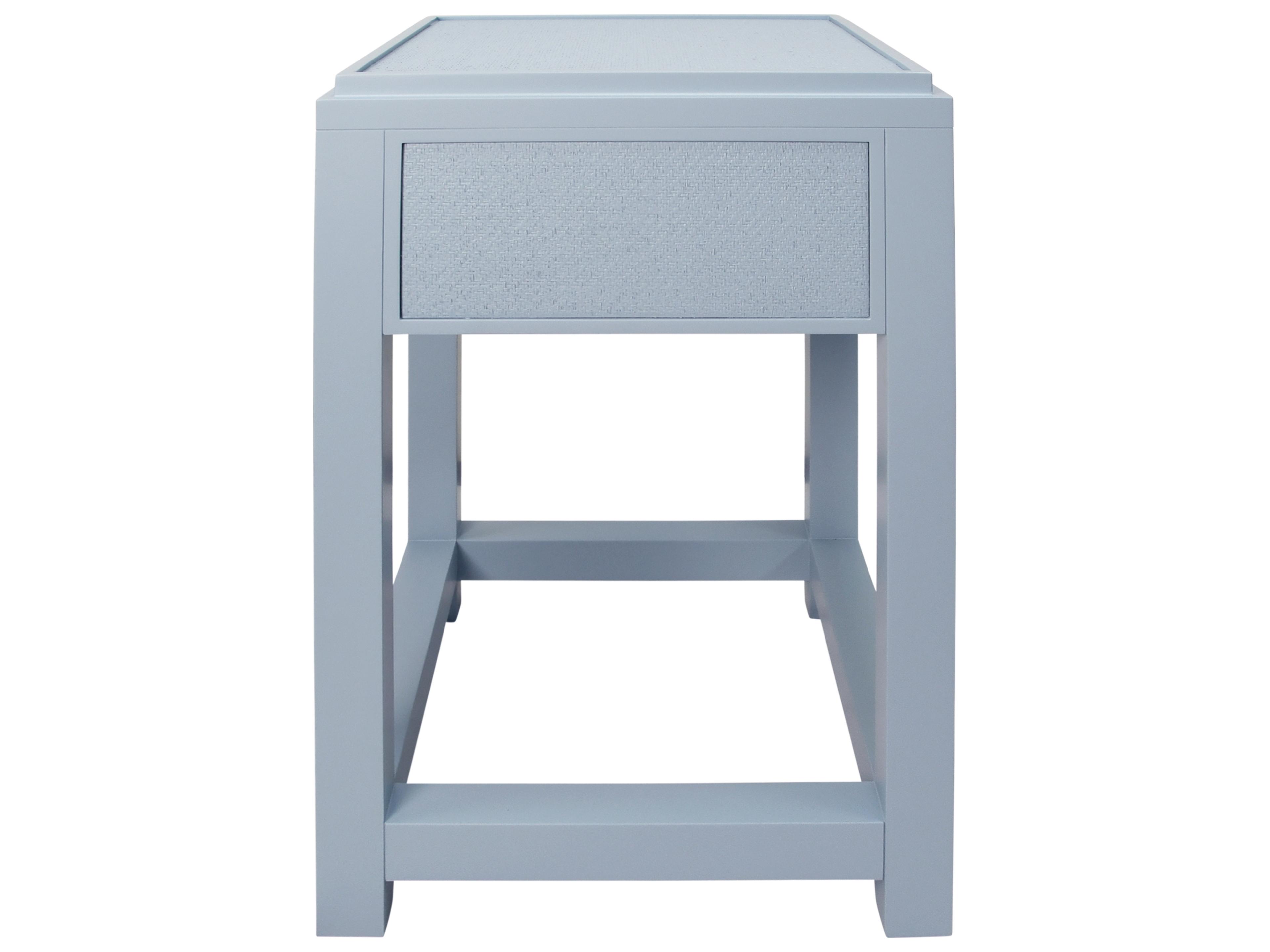 Worlds Away Rectangular Wood End Table