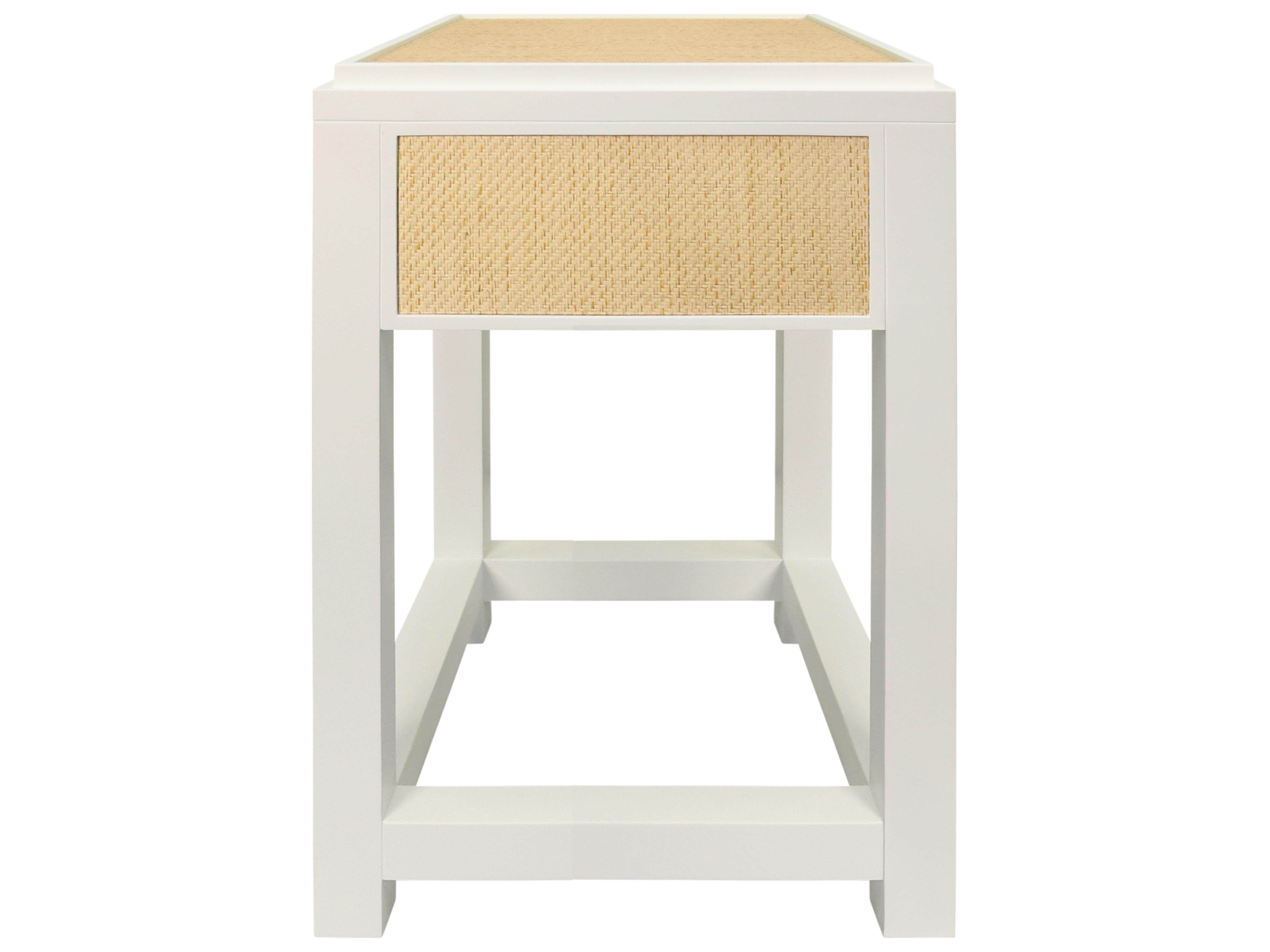 Worlds Away Rectangular Wood End Table
