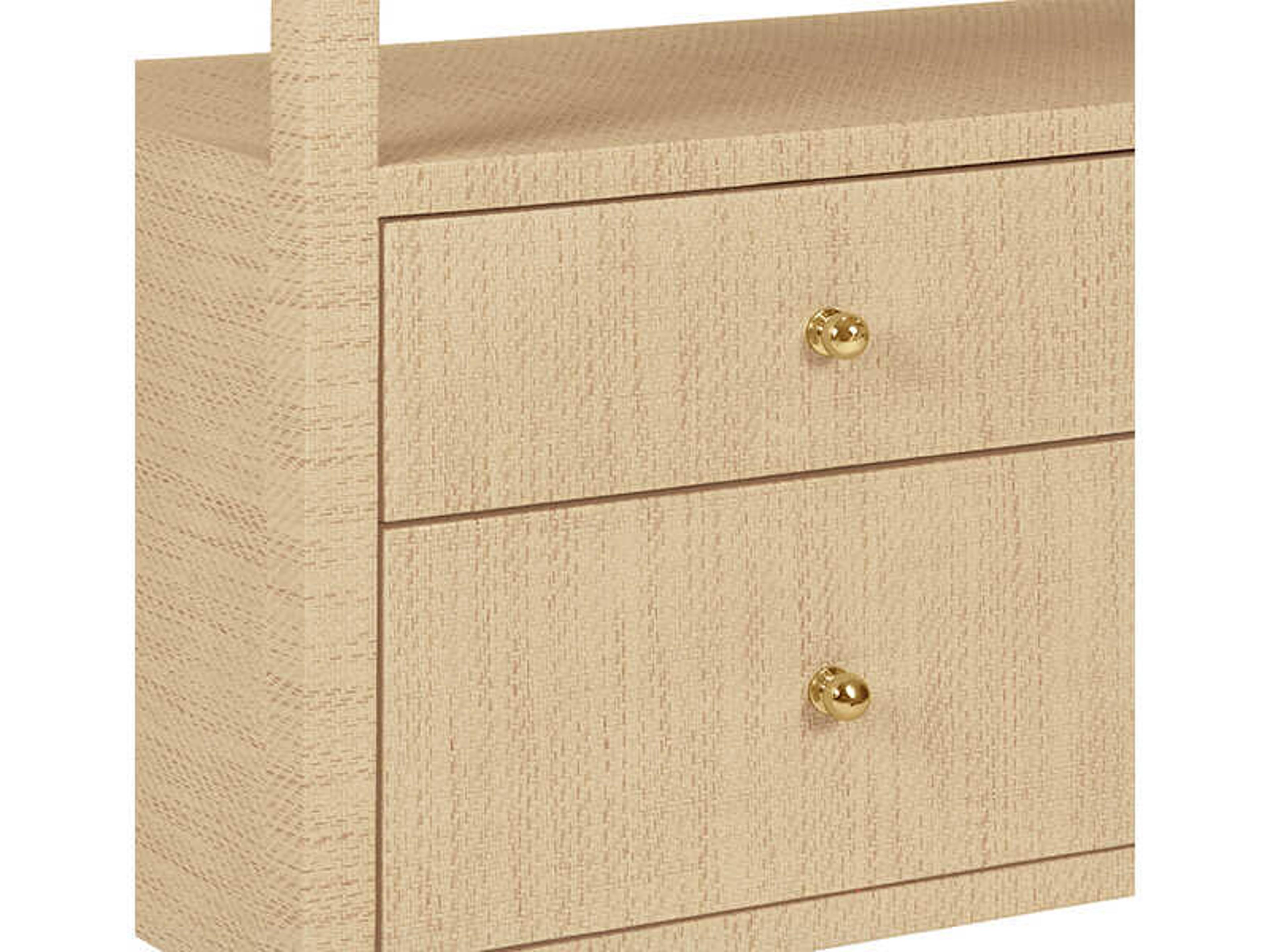 Worlds Away Jordan Rectangular Wood Brown Console Table