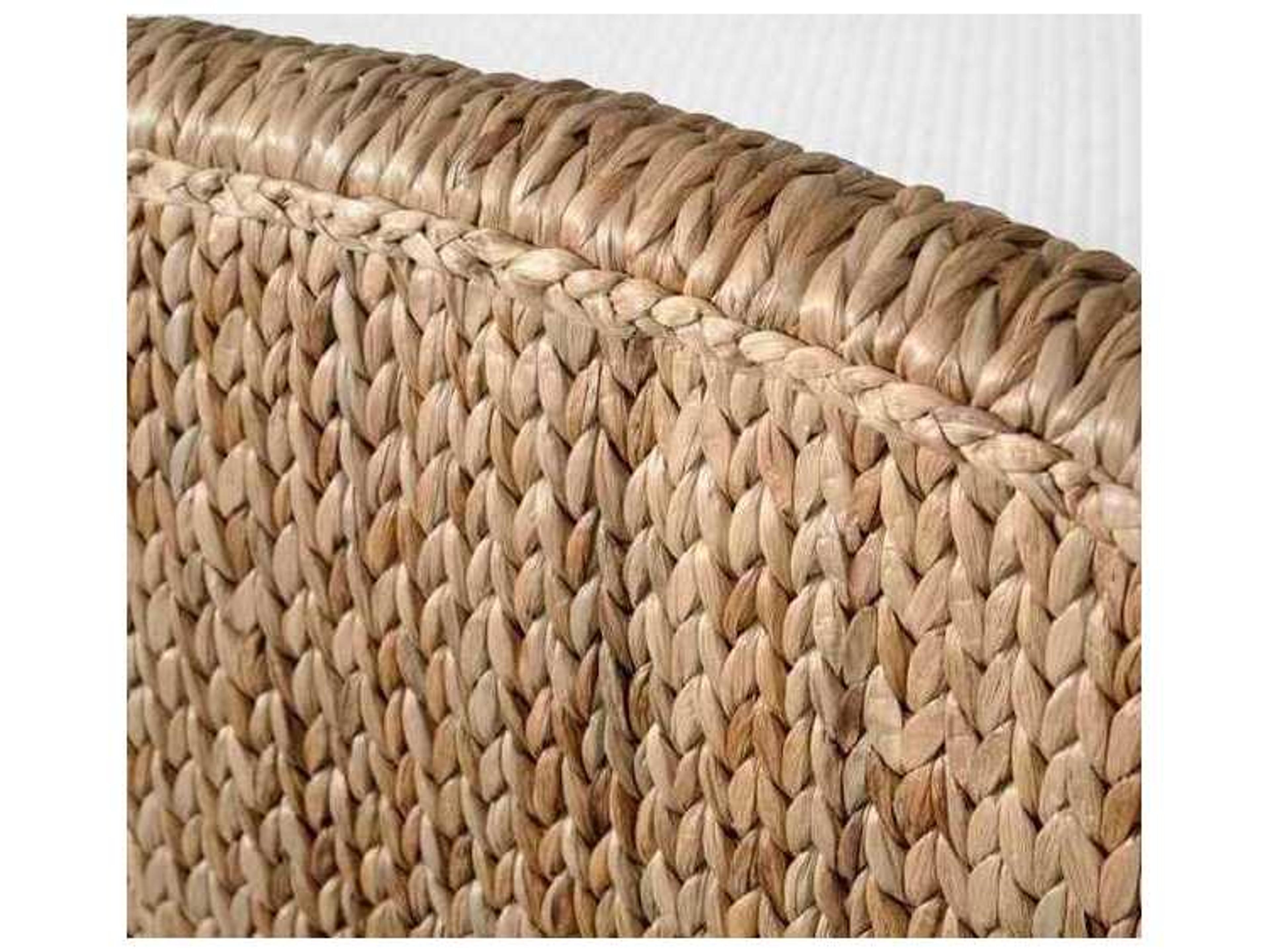 Worlds Away Brown Rattan Wood Twin Platform Bed