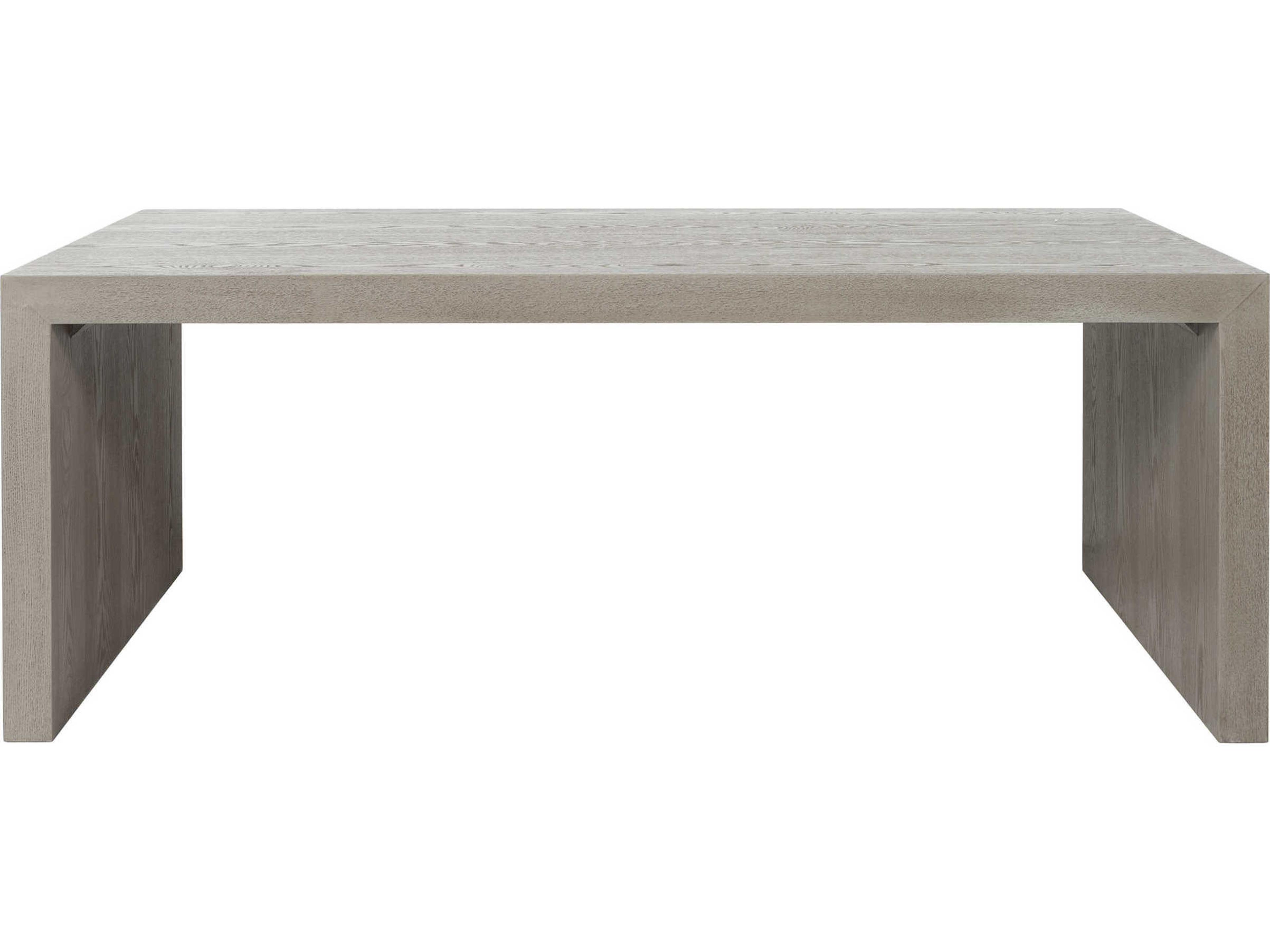 Worlds Away Rectangular Wood Cerused Oak Coffee Table